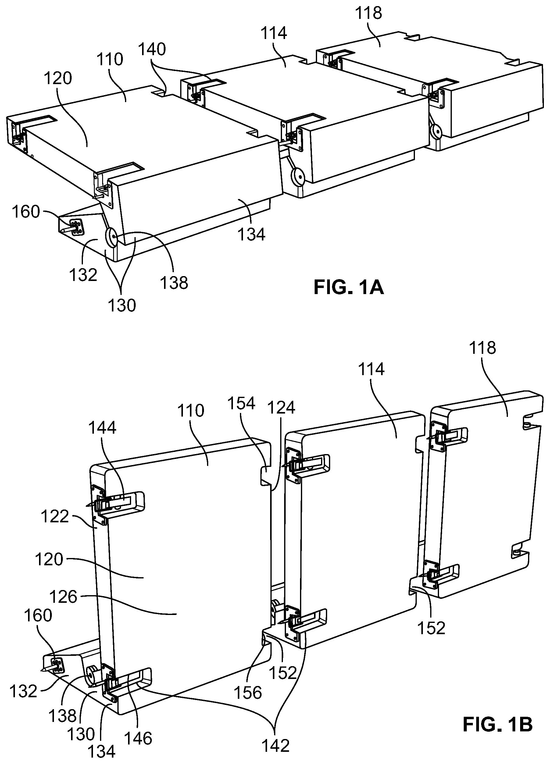 Patent US12310503 Figure 1 – Modular sofa construction and methods for assembly