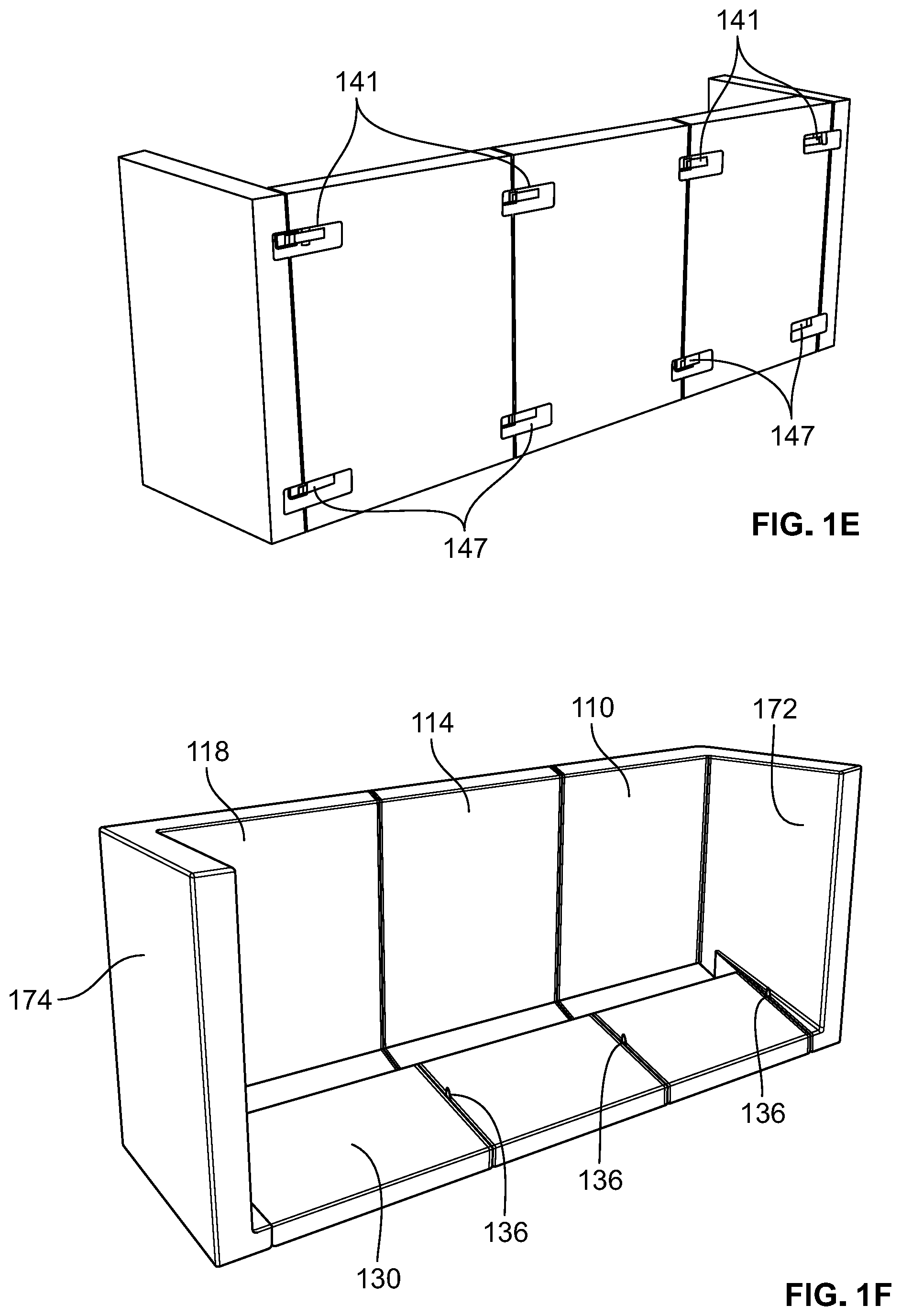 Patent US12310503 Figure 3 – Modular sofa construction and methods for assembly