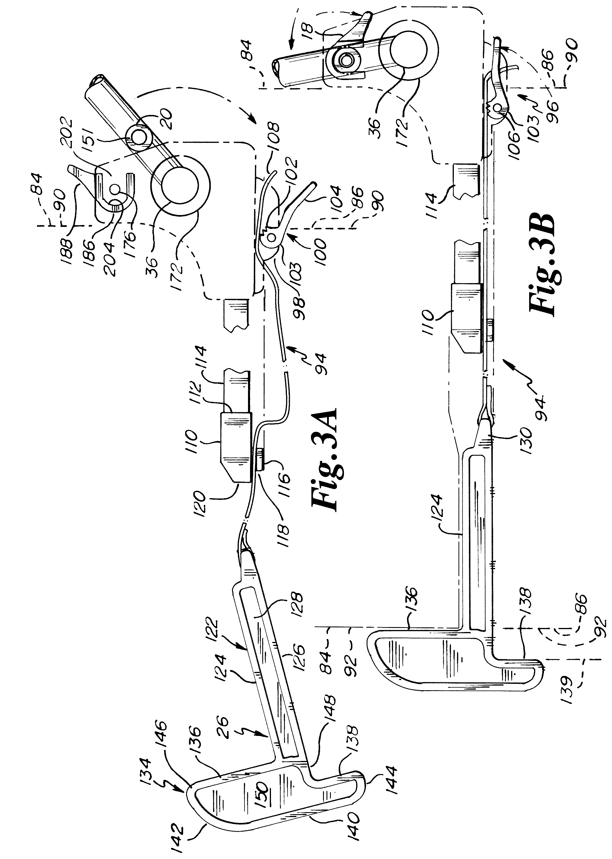 Patent US12310505 Figure 3 – Bed rail having rotating seat for guard frame