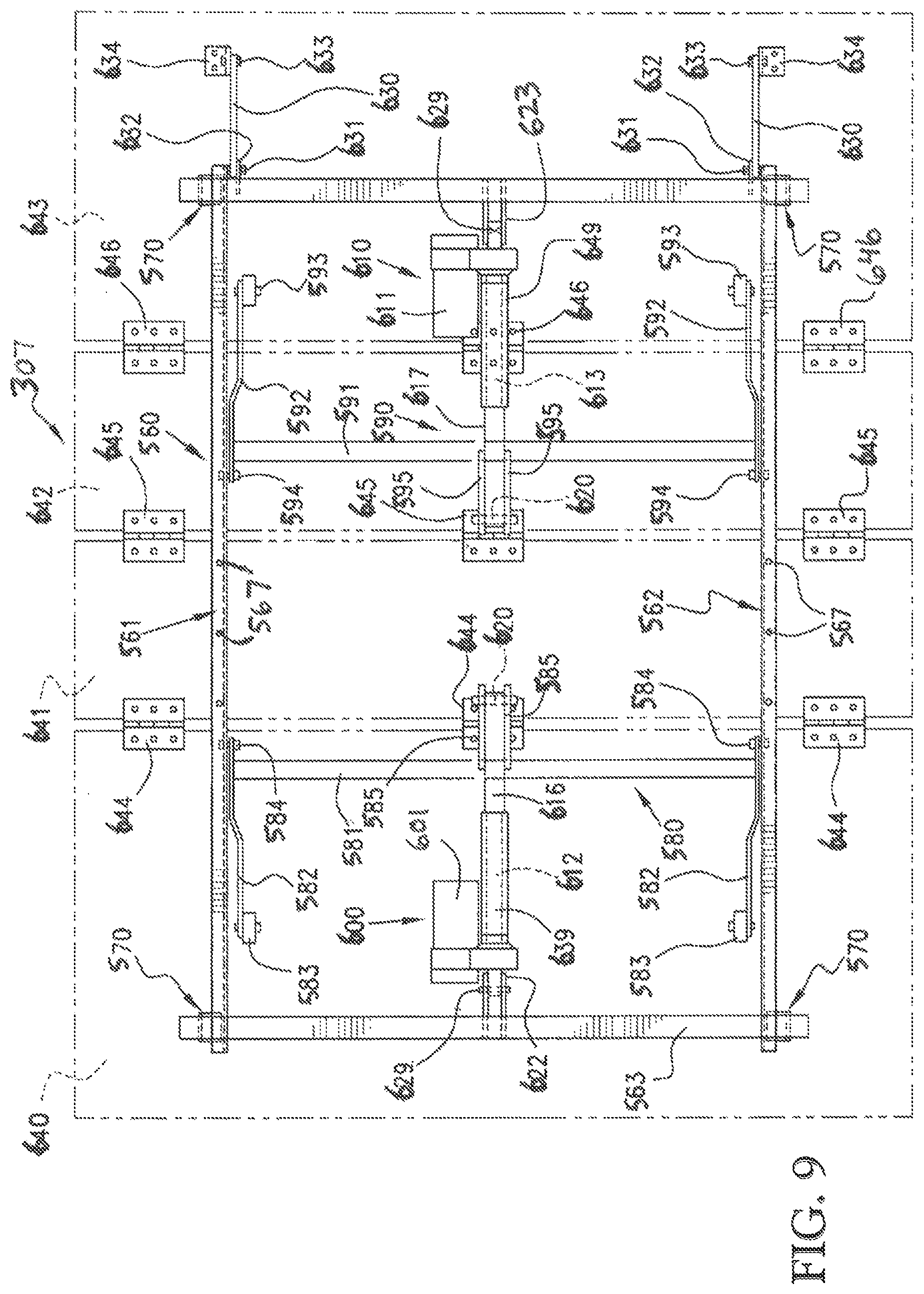 Patent US12310506 Figure 8 – Adjustable bed system with foundations having first and second configurations