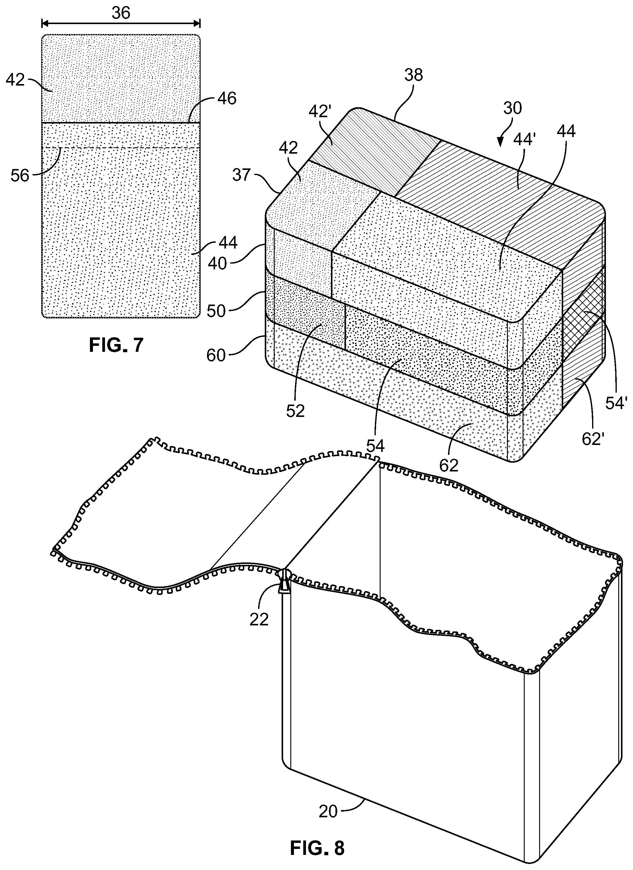Patent US12310508 Figure 4 – Custom foam mattress design system