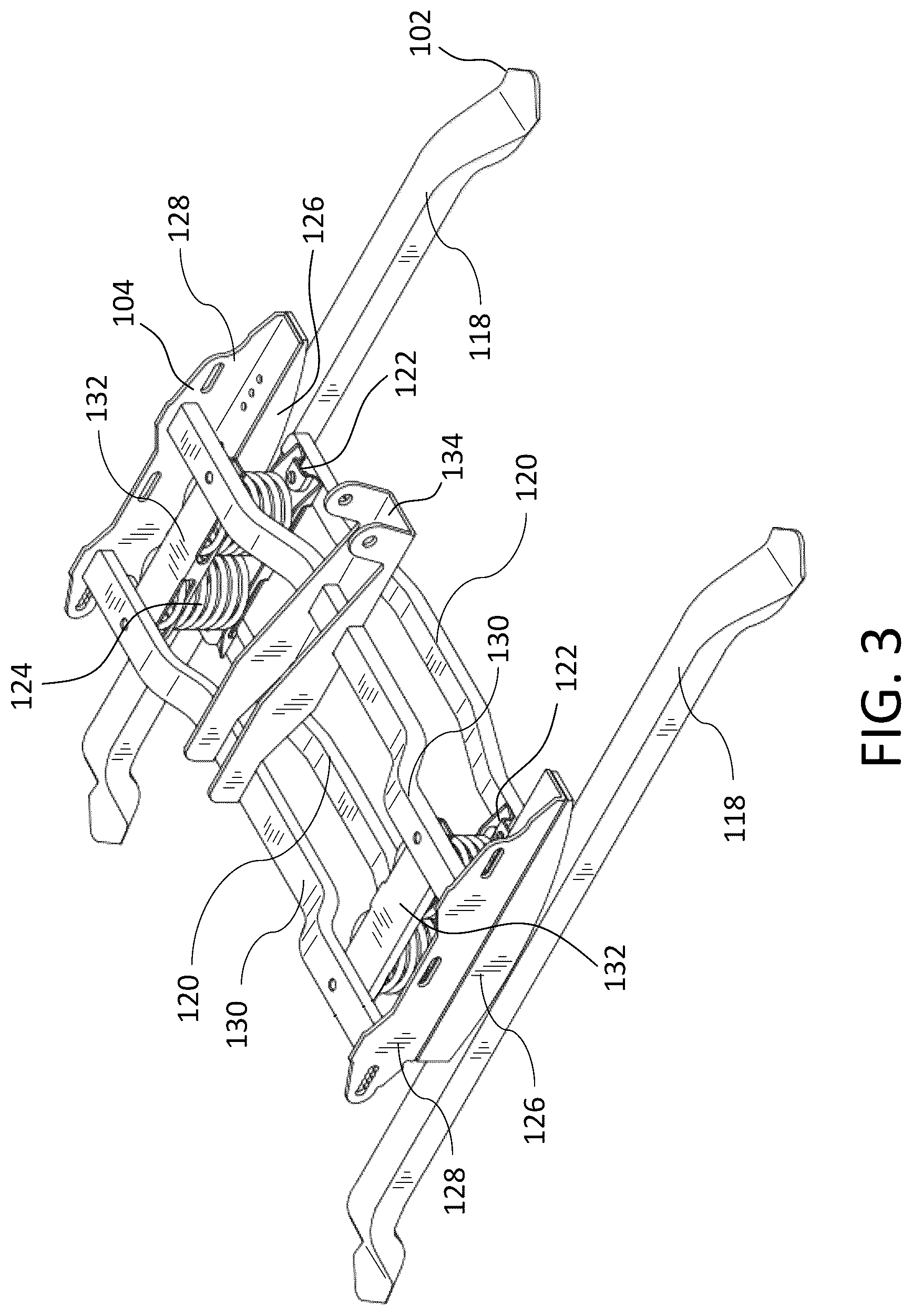 Patent US12310509 Figure 3 – Powered rocking lounger chair
