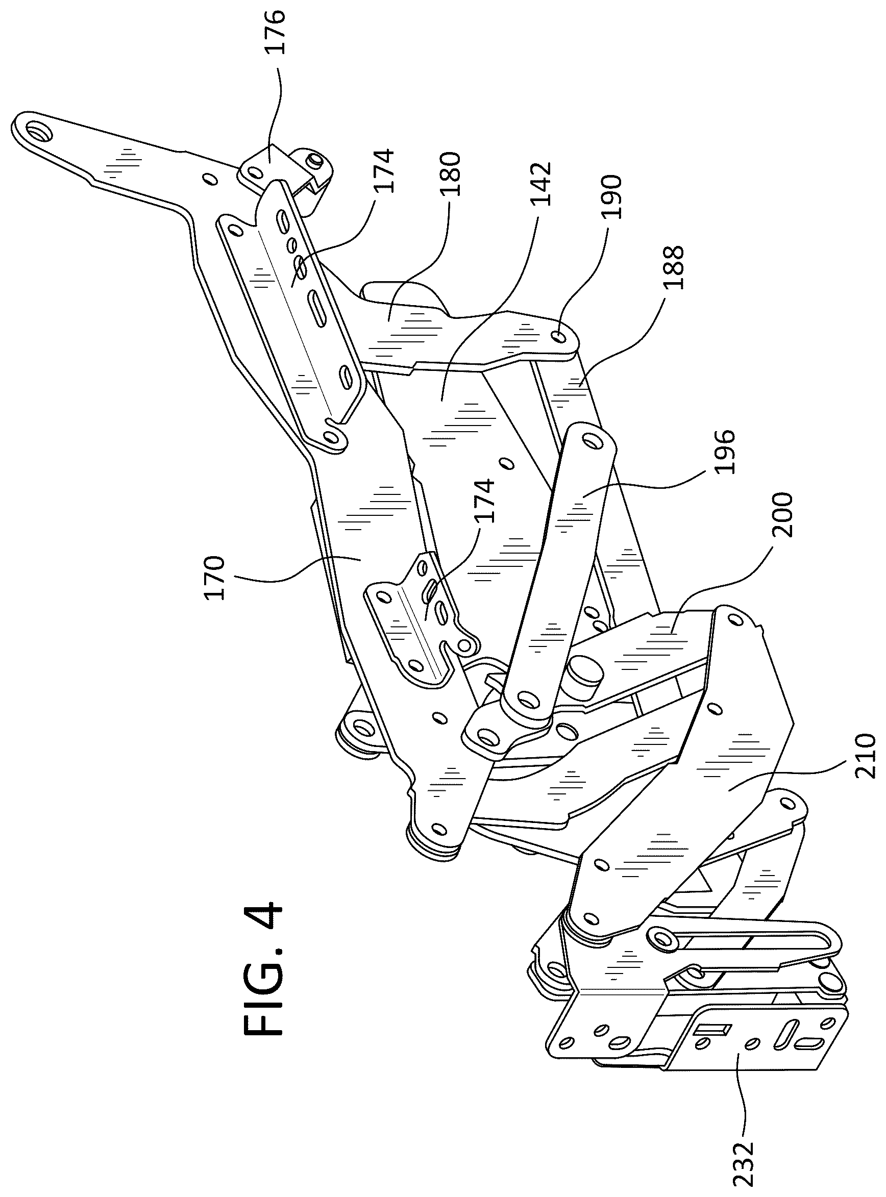 Patent US12310509 Figure 4 – Powered rocking lounger chair