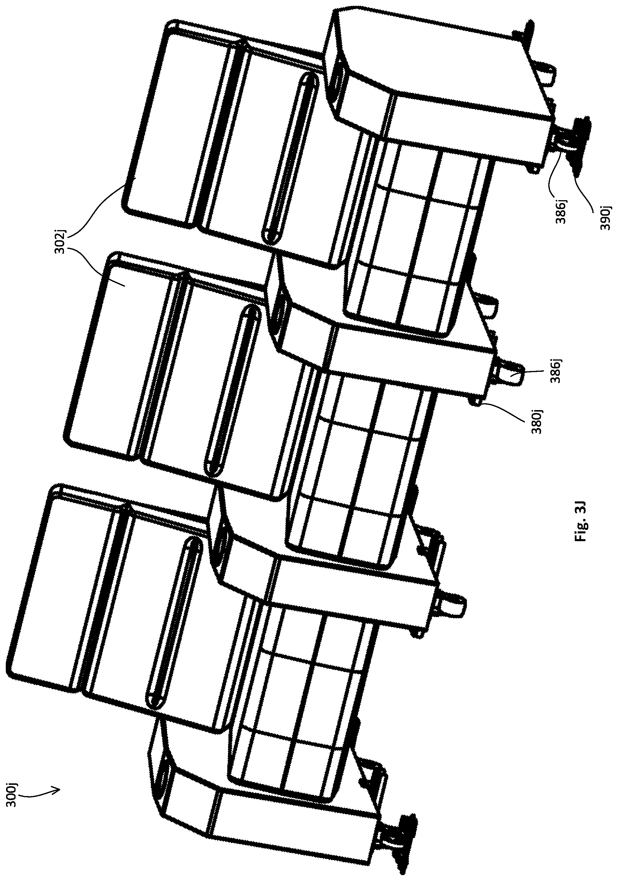 Patent US12310510 Figure 8 – Powered chairs for public venues, assemblies for use in powered chairs, and components for use in assemblies for use in powered chairs