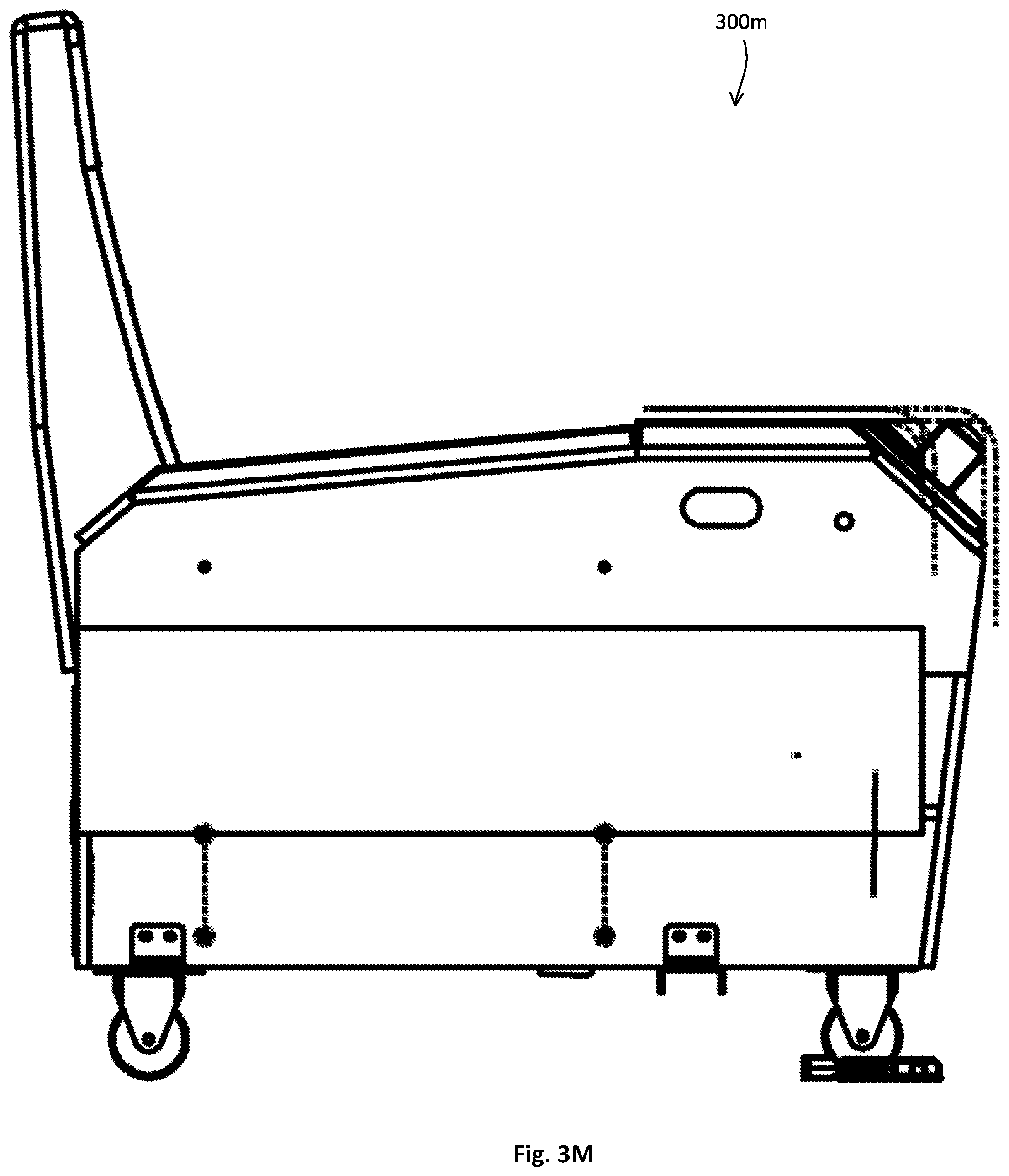 Patent US12310510 Figure 11 – Powered chairs for public venues, assemblies for use in powered chairs, and components for use in assemblies for use in powered chairs