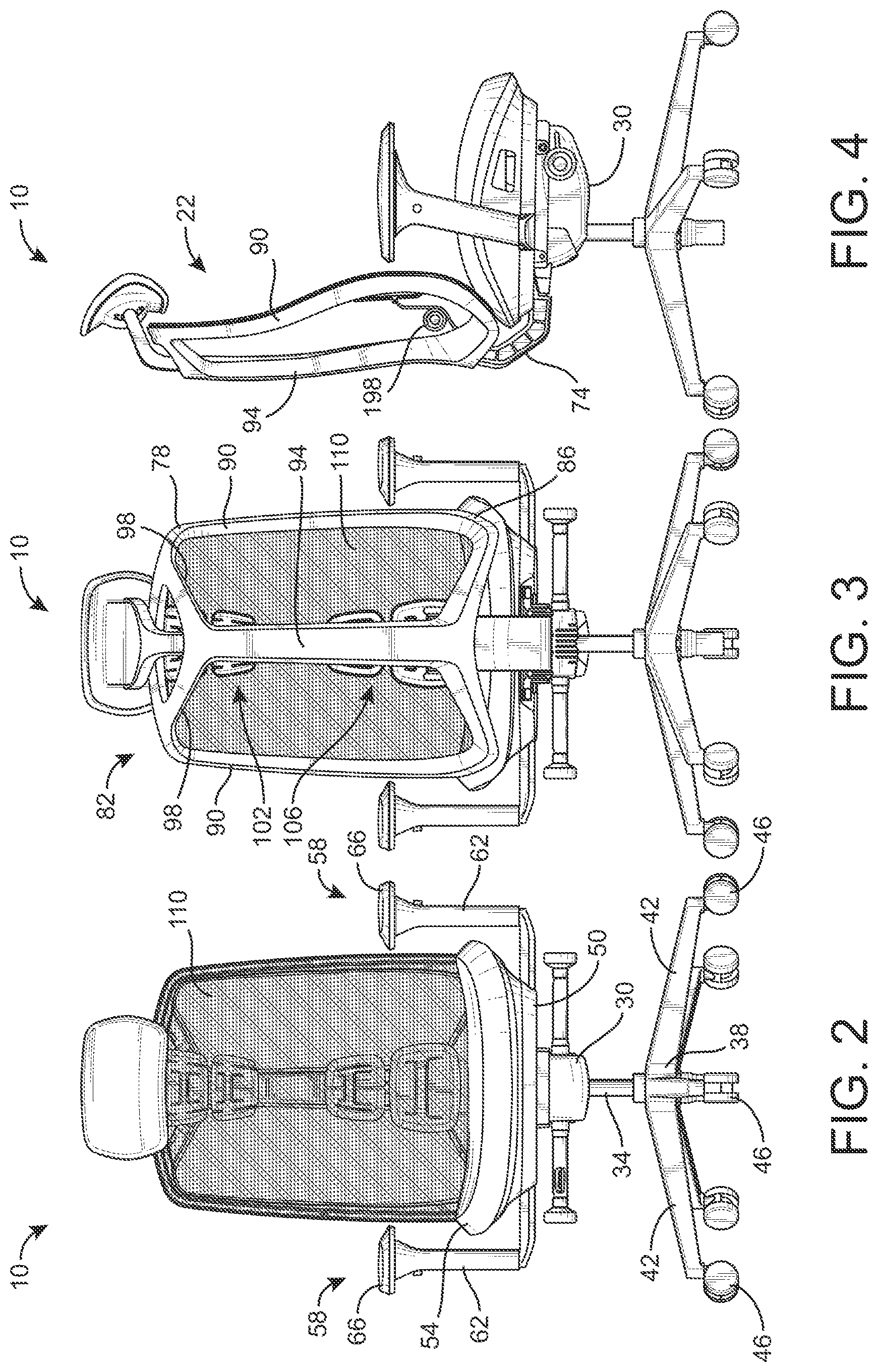 Patent US12310513 Figure 2 – Seating structure