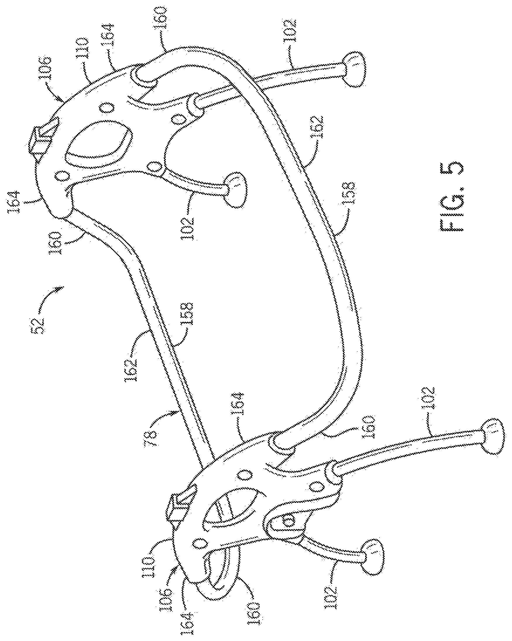 Patent US12310514 Figure 5 – Child containment system with multiple infant support modes