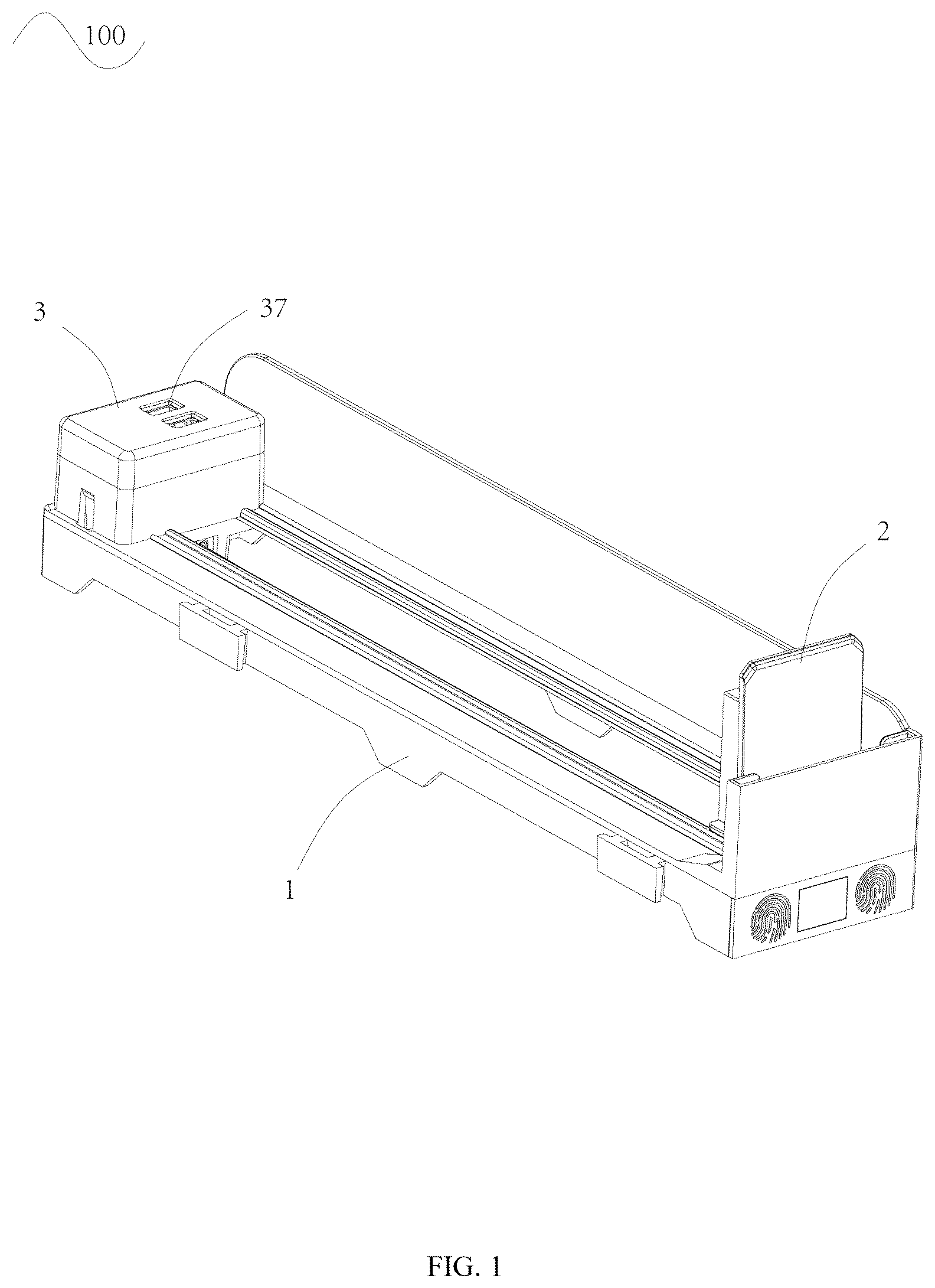 Patent US12310515 Figure 1 – Article counting and propelling apparatus
