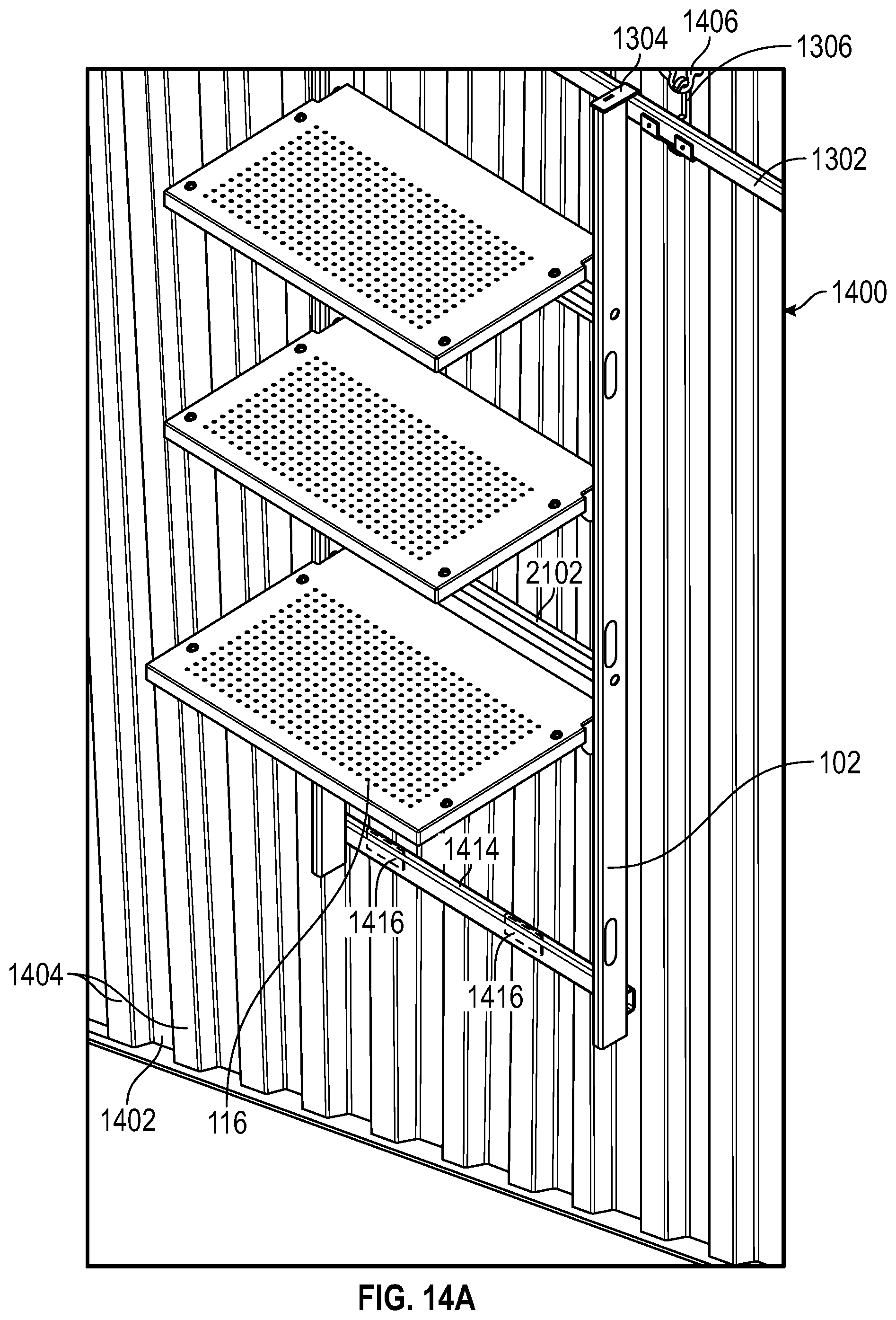 Patent US12310516 Figure 17 – Modular storage system for storage containers
