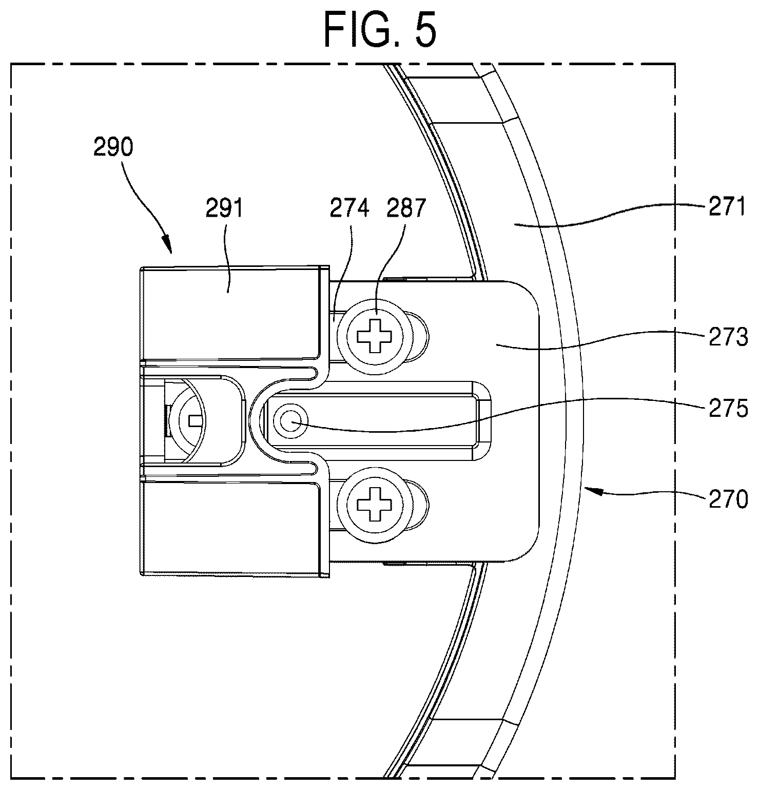 Patent US12310523 Figure 5 – Cooking device