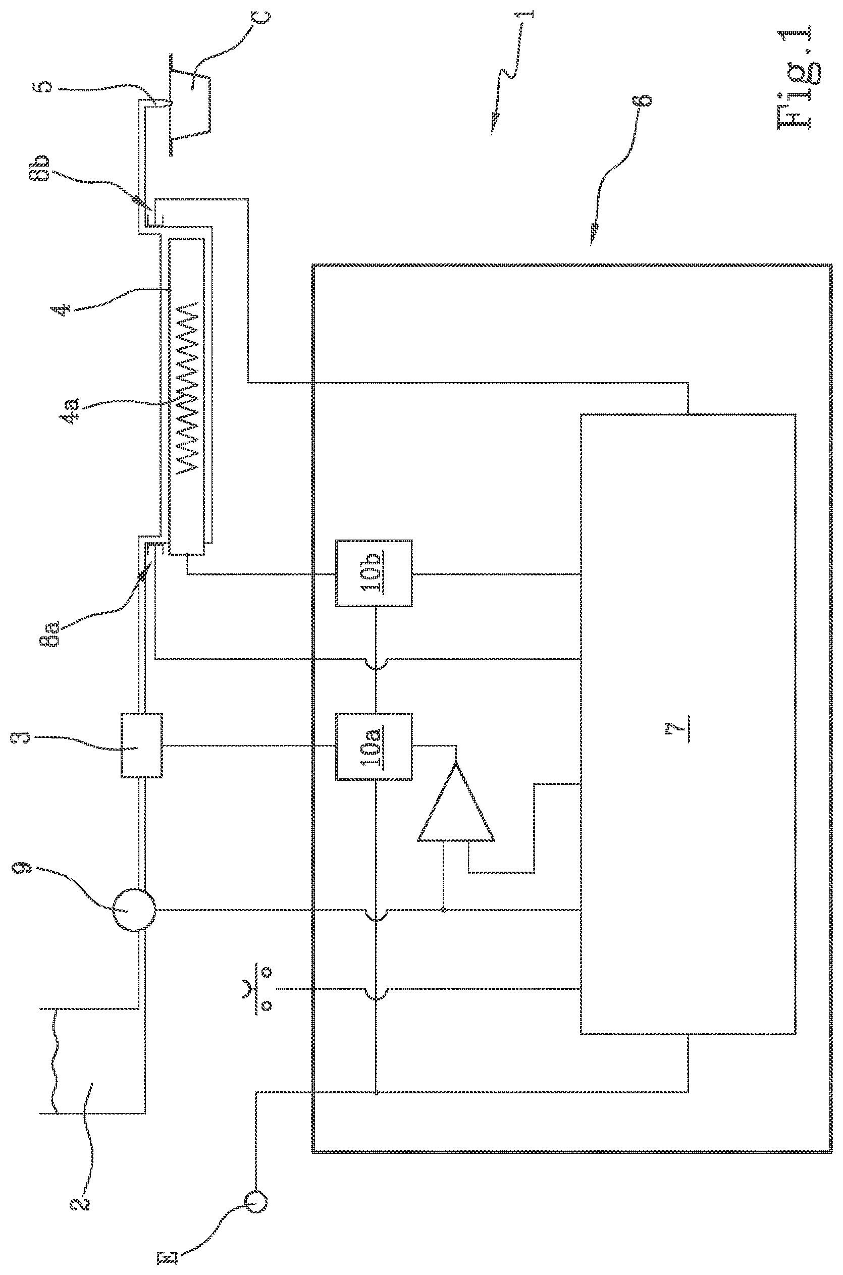 Patent US12310527 Figure 1 – System for tracking and displaying the position of a motor vehicle and of a control method for dispensing a hot fluid and device for dispensing a hot fluid