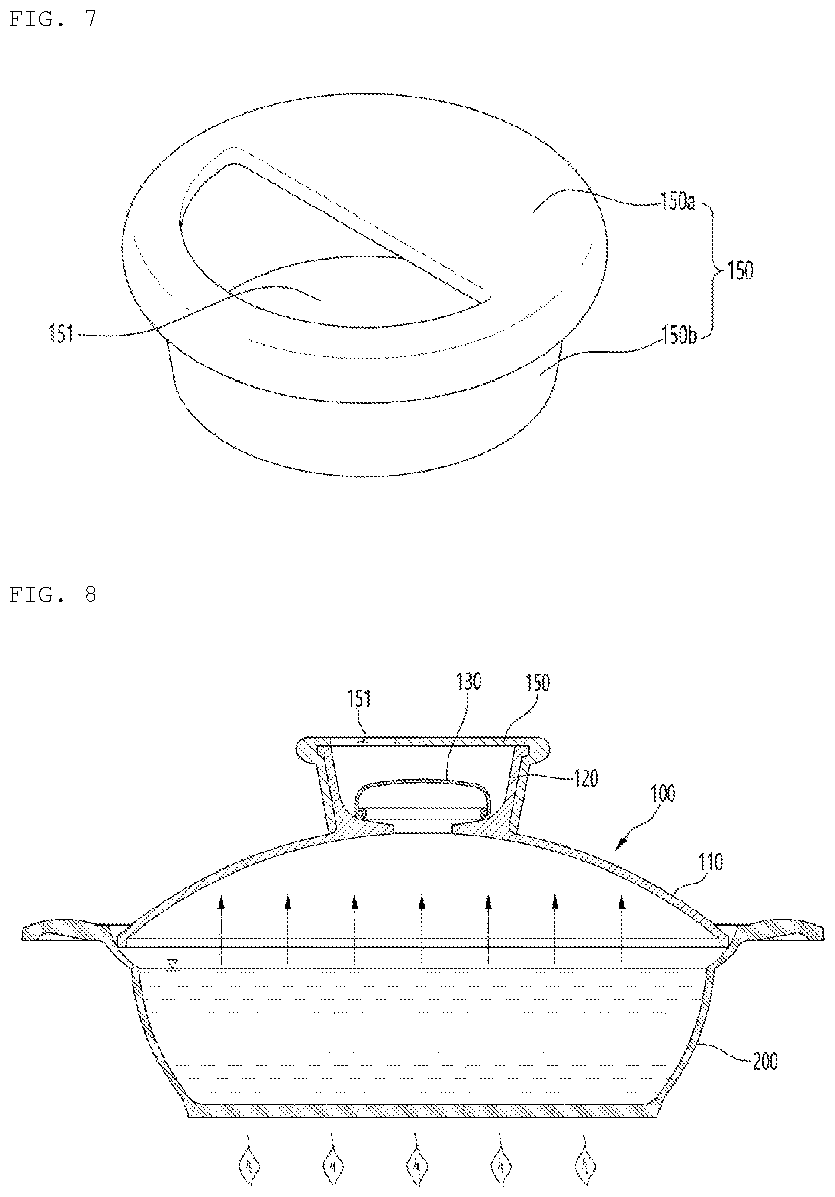 Patent US12310529 Figure 4 – Cooking pot lid