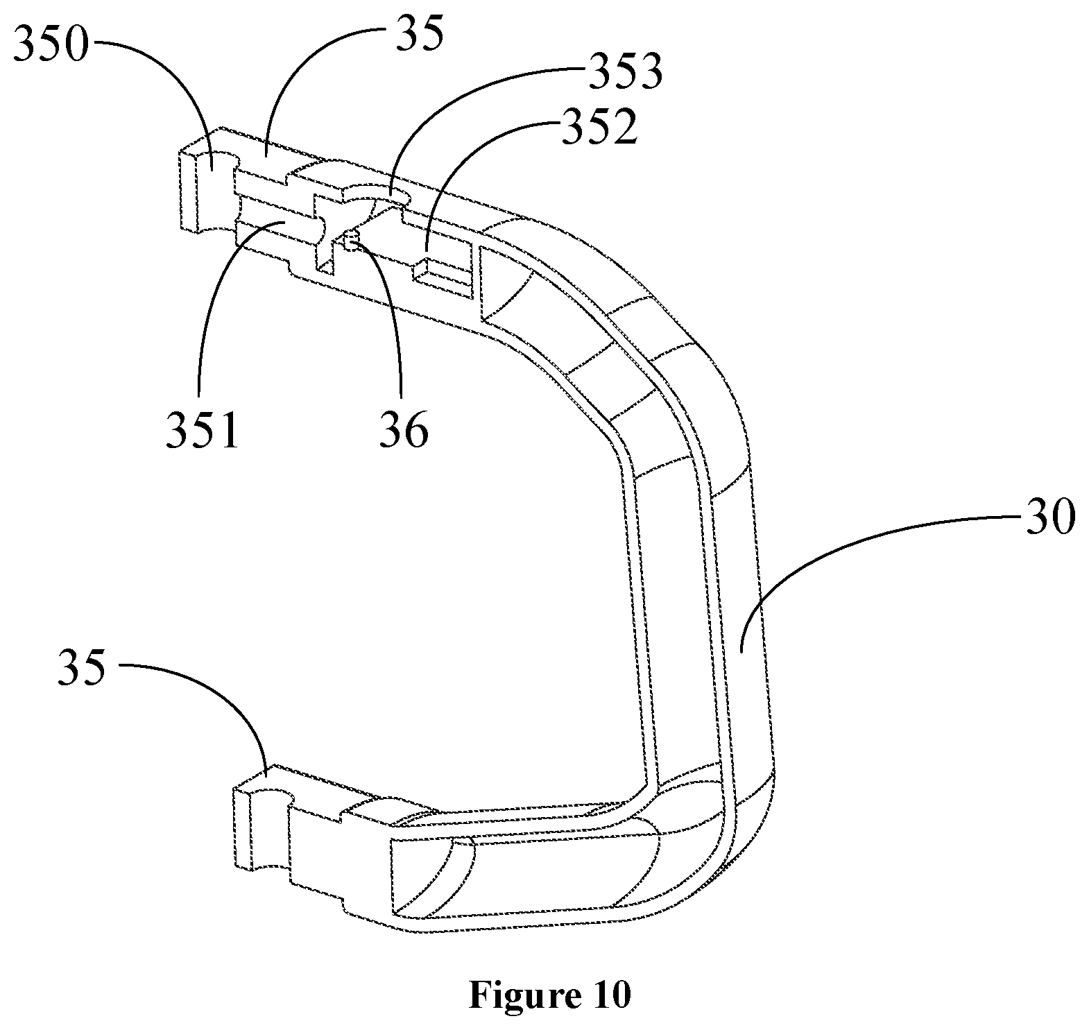 Patent US12310531 Figure 8 – Air fryer drawer and air fryer