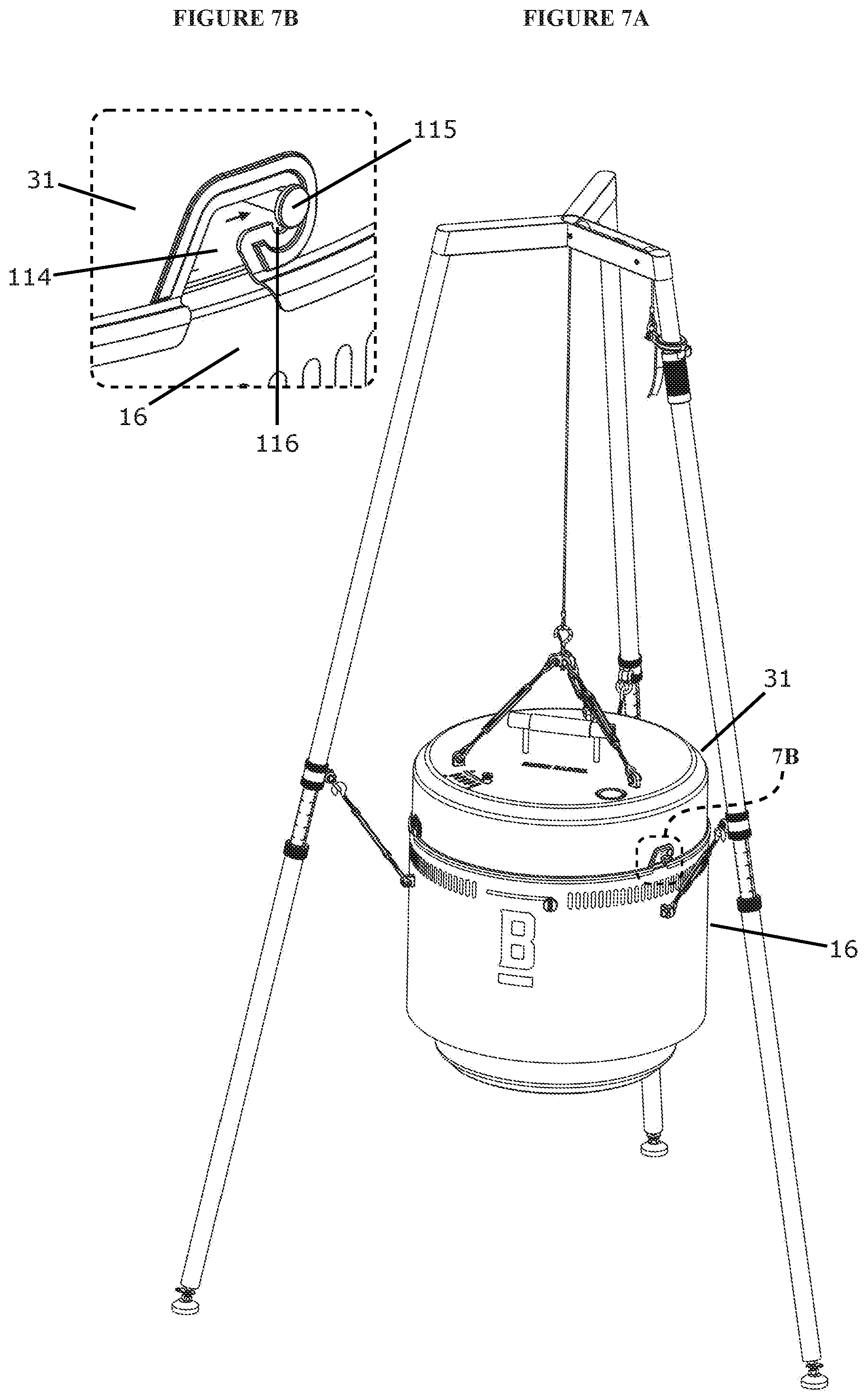 Patent US12310533 Figure 10 – Modular grill and burn barrel