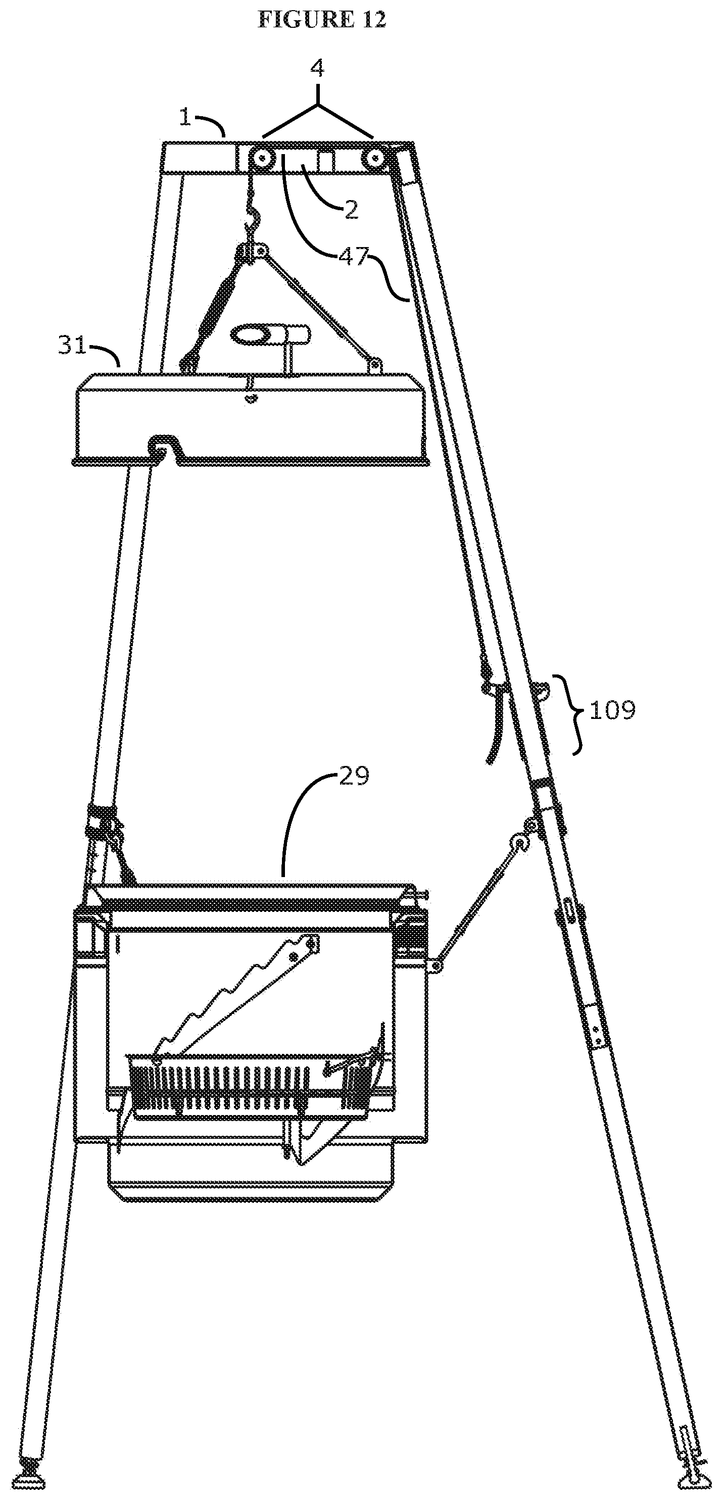 Patent US12310533 Figure 15 – Modular grill and burn barrel