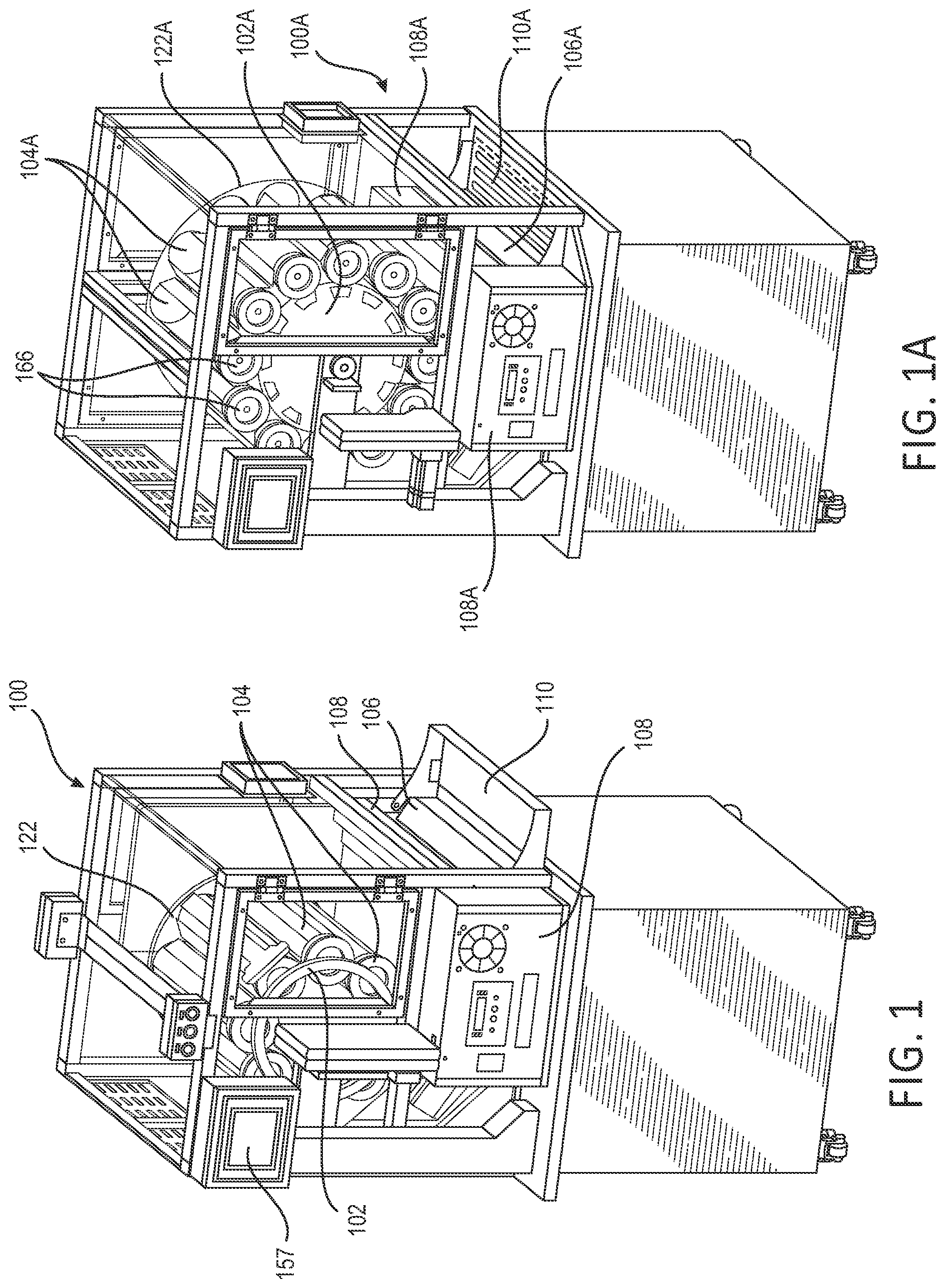 Patent US12310534 Figure 1 – Automated bun handling and toasting system and method