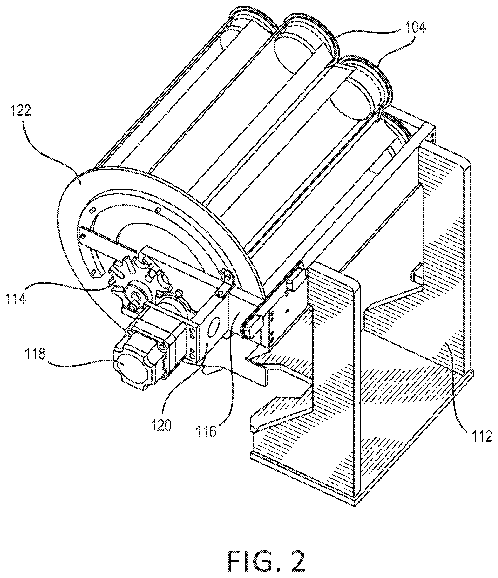 Patent US12310534 Figure 2 – Automated bun handling and toasting system and method
