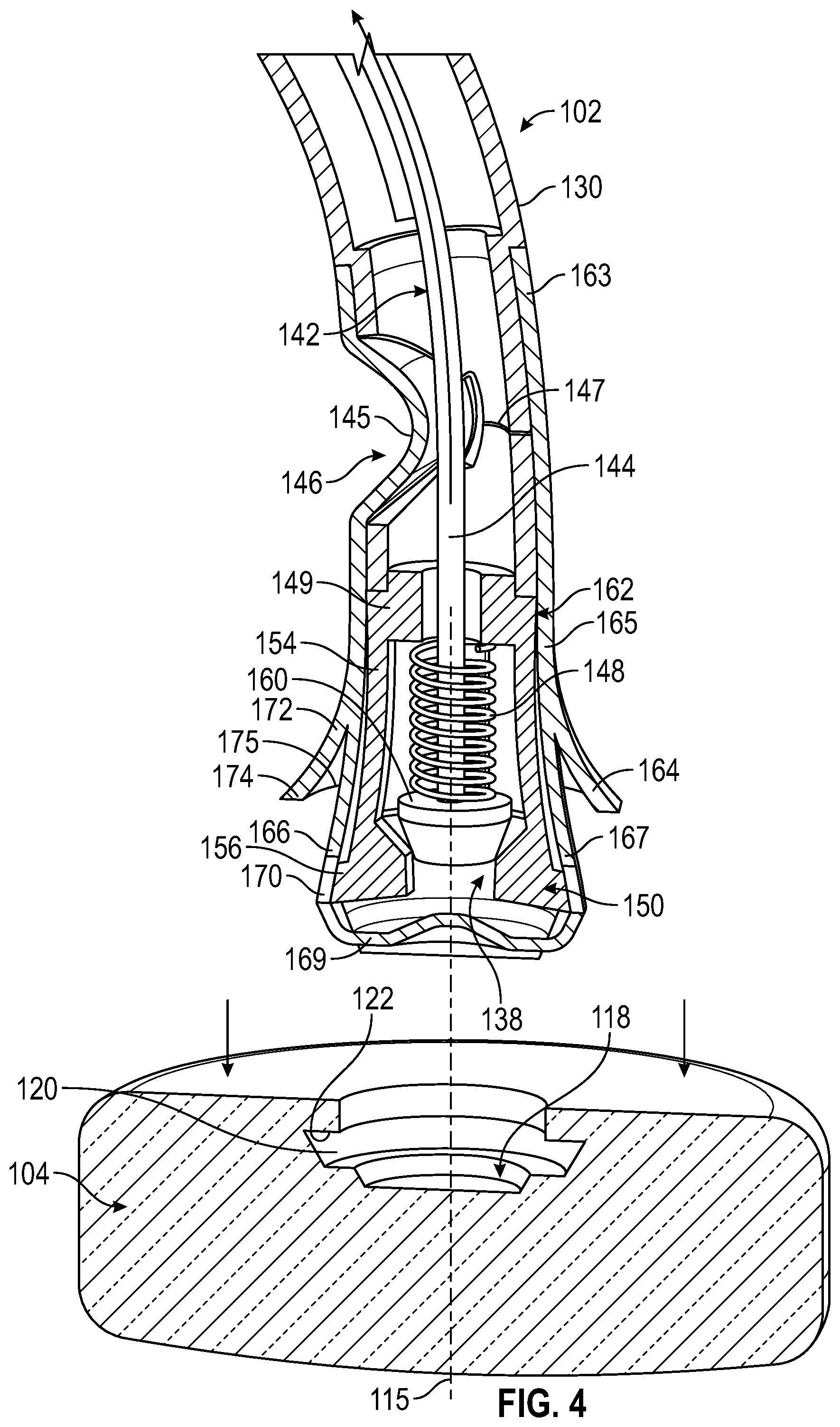 Patent US12310538 Figure 3 – Cleaning system with dissolvable cleaner block and handling tool for the same