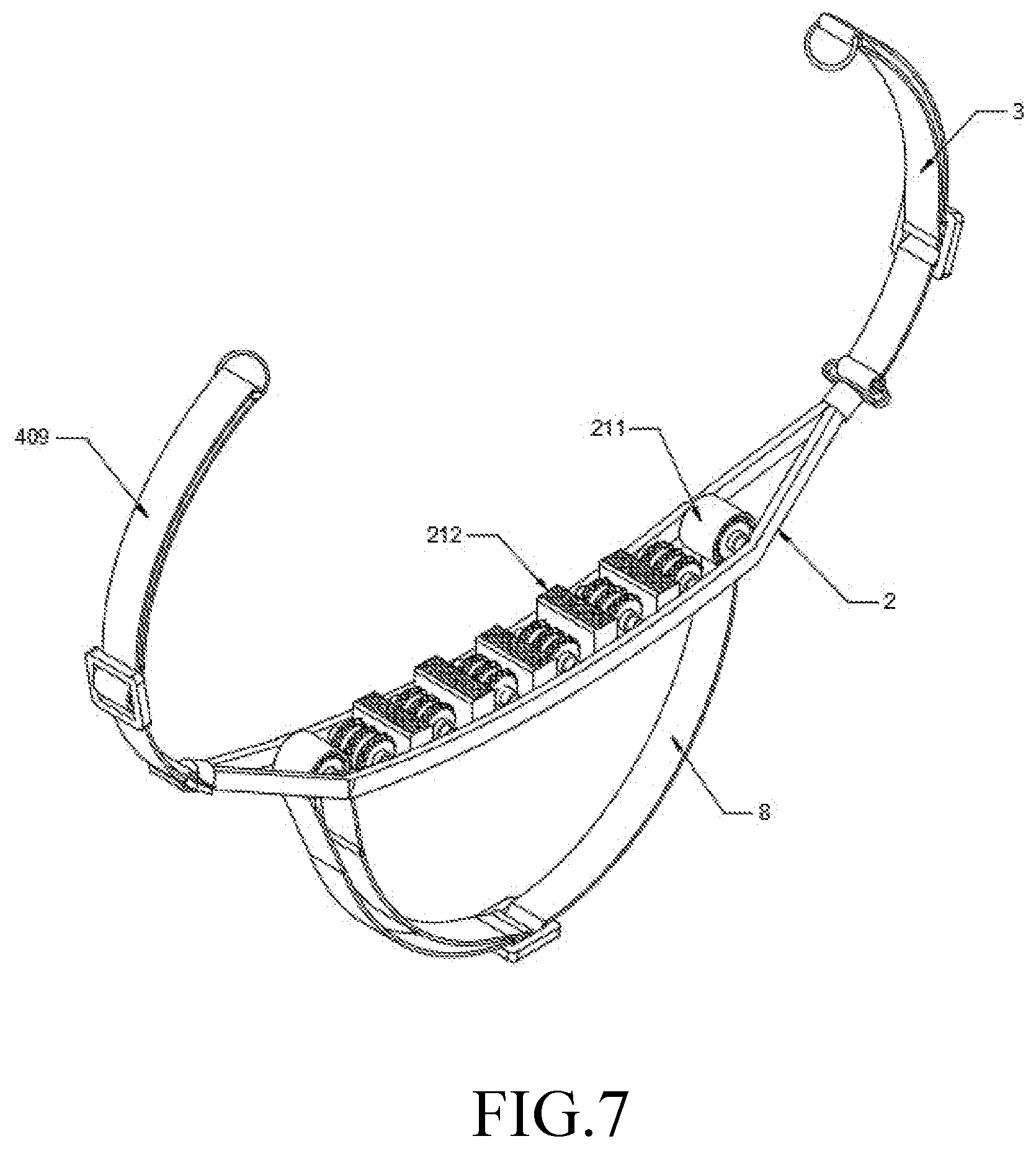 Patent US12310539 Figure 7 – Vertical bathing machine