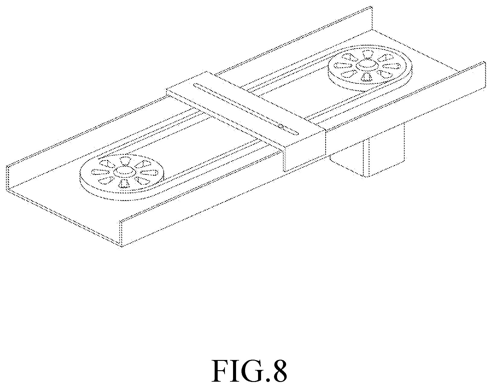 Patent US12310539 Figure 8 – Vertical bathing machine