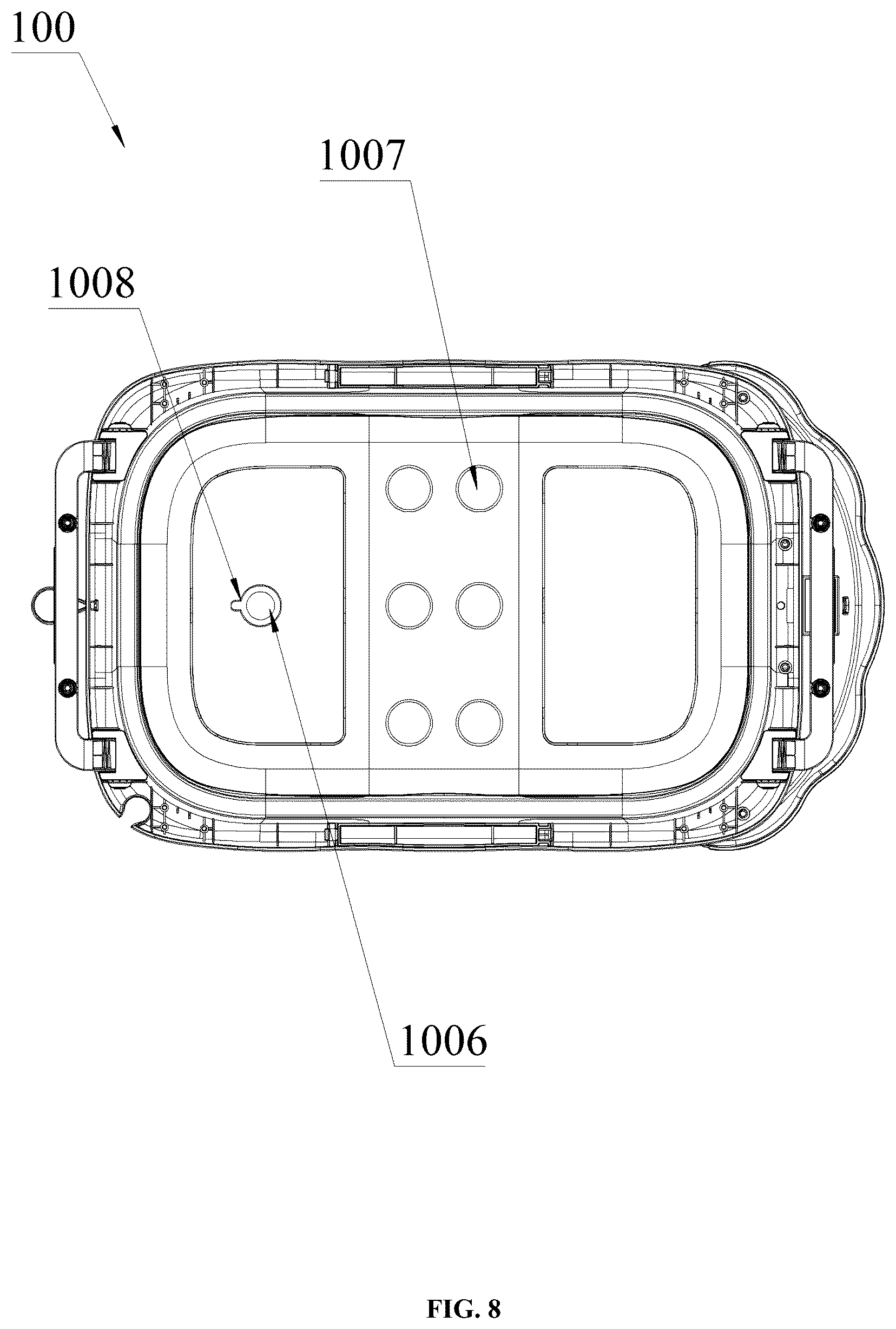 Patent US12310540 Figure 8 – Foldable baby bathtub