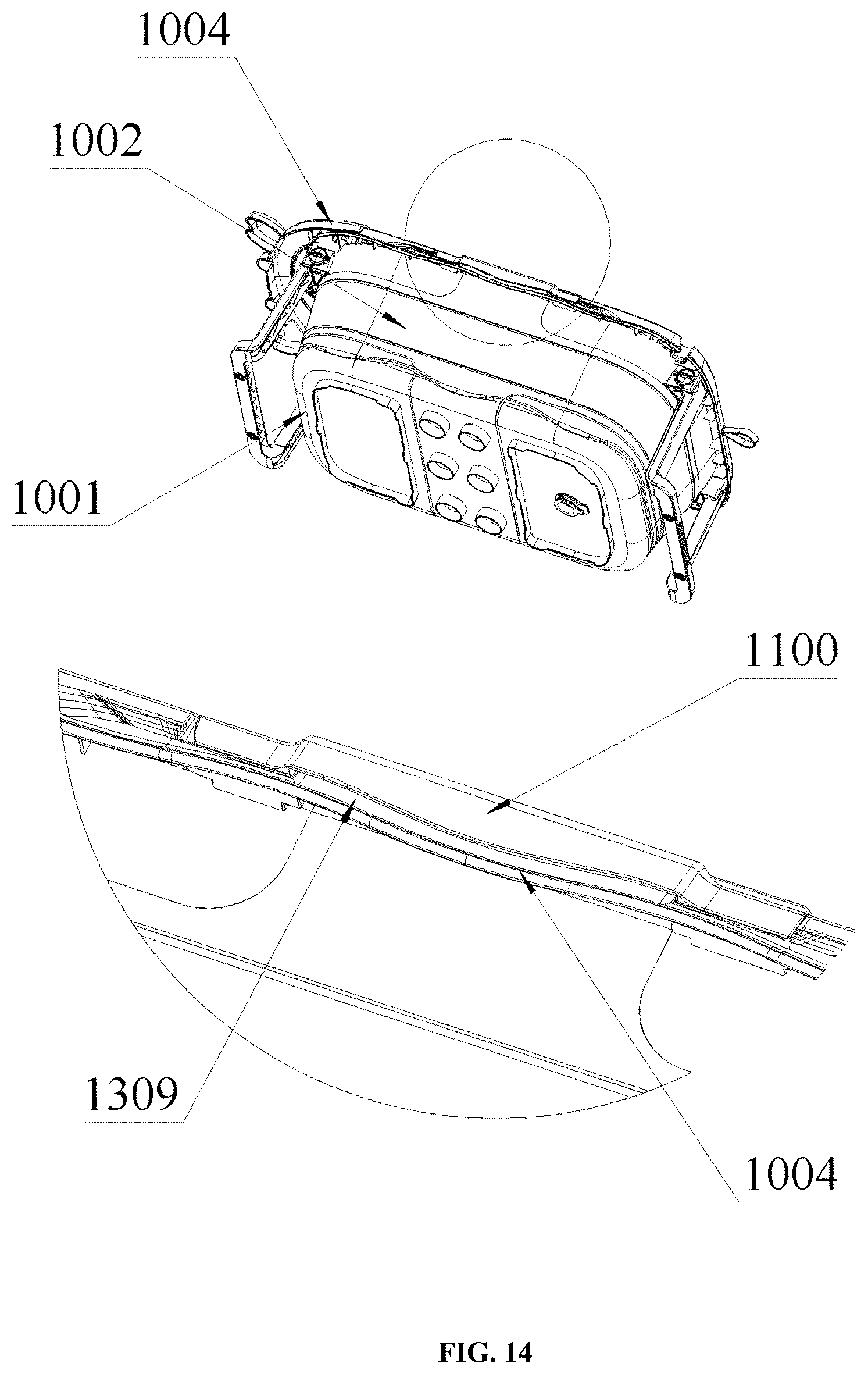 Patent US12310540 Figure 14 – Foldable baby bathtub
