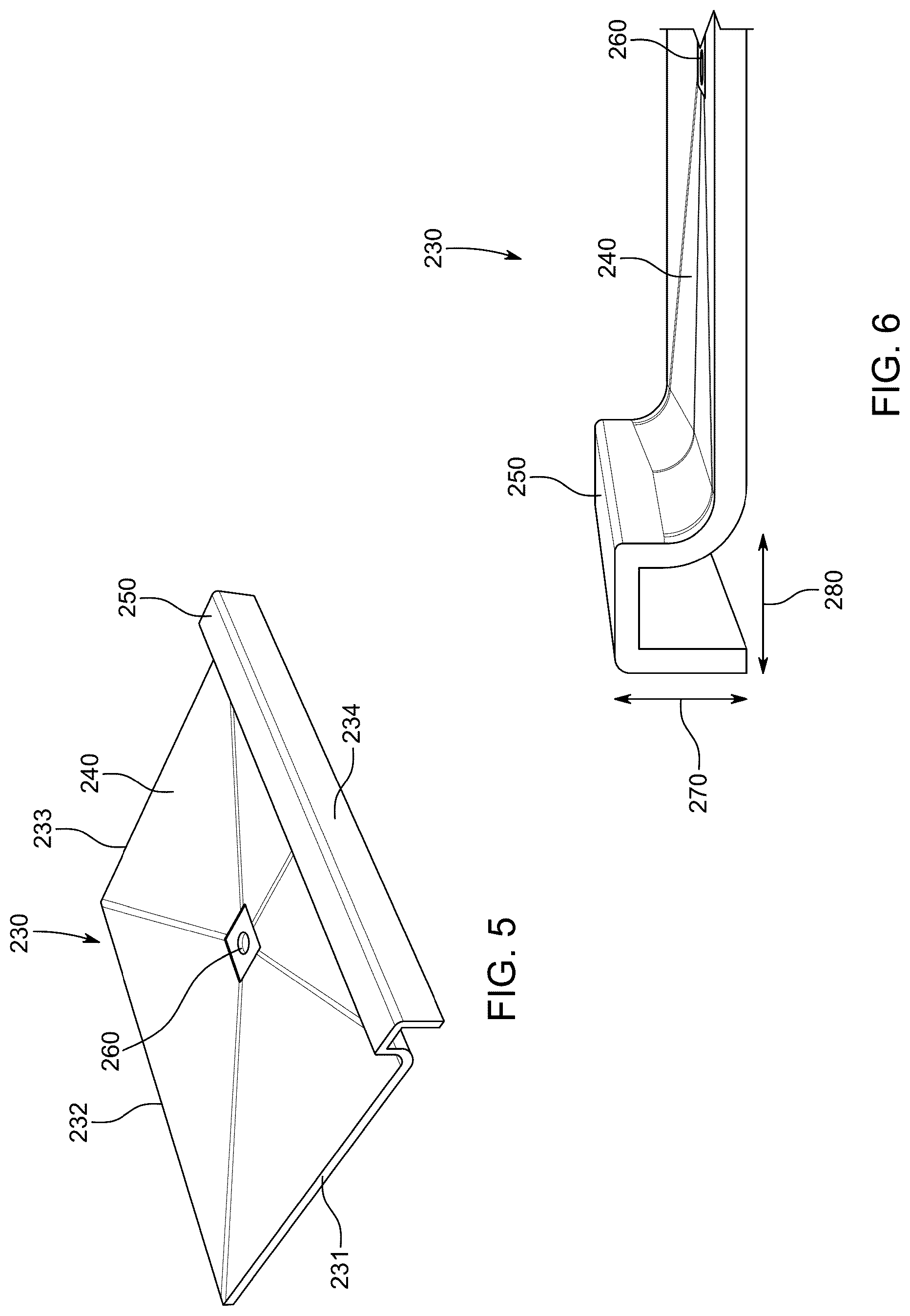 Patent US12310541 Figure 5 – Modular shower base kit