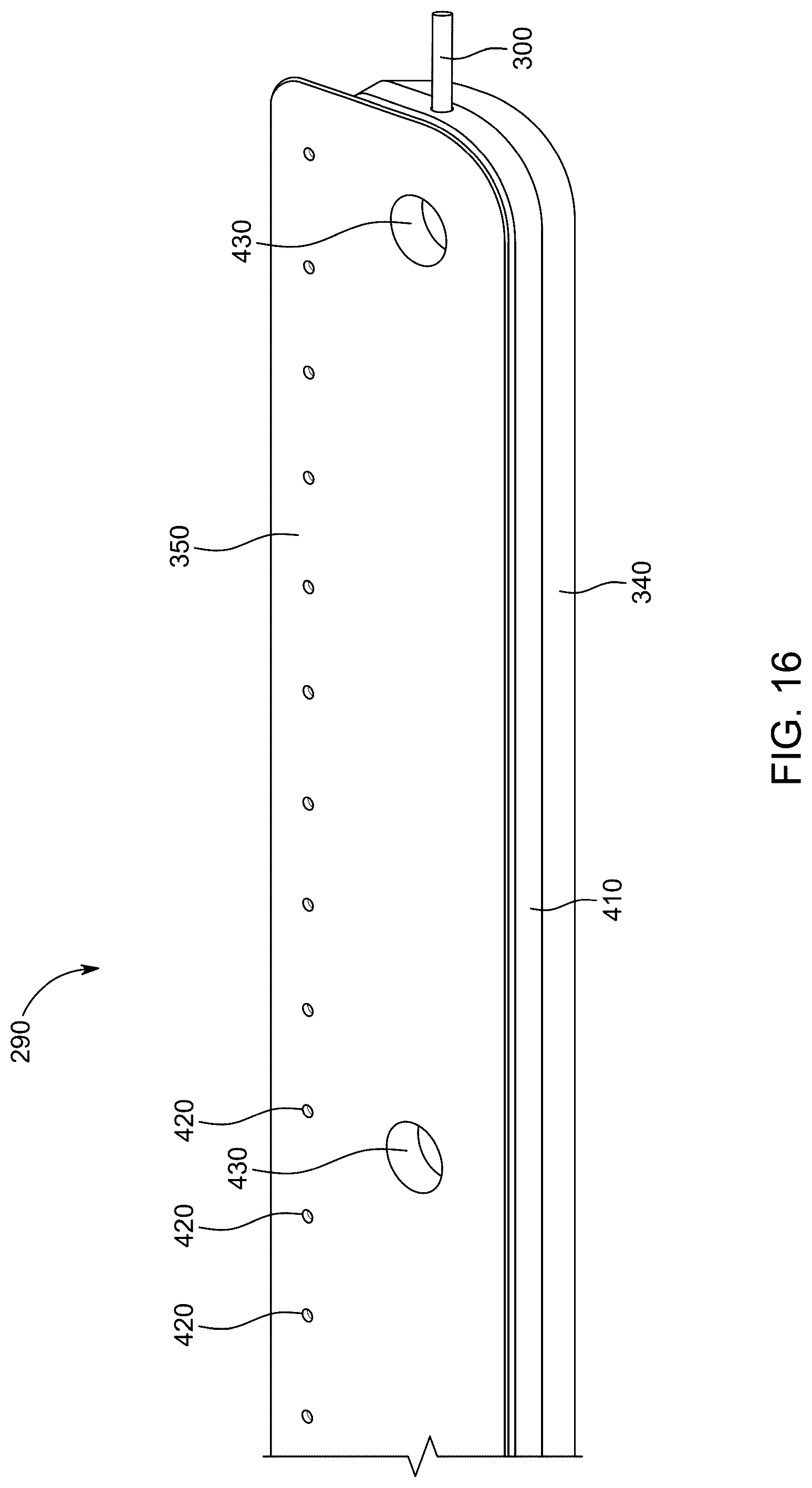 Patent US12310541 Figure 14 – Modular shower base kit