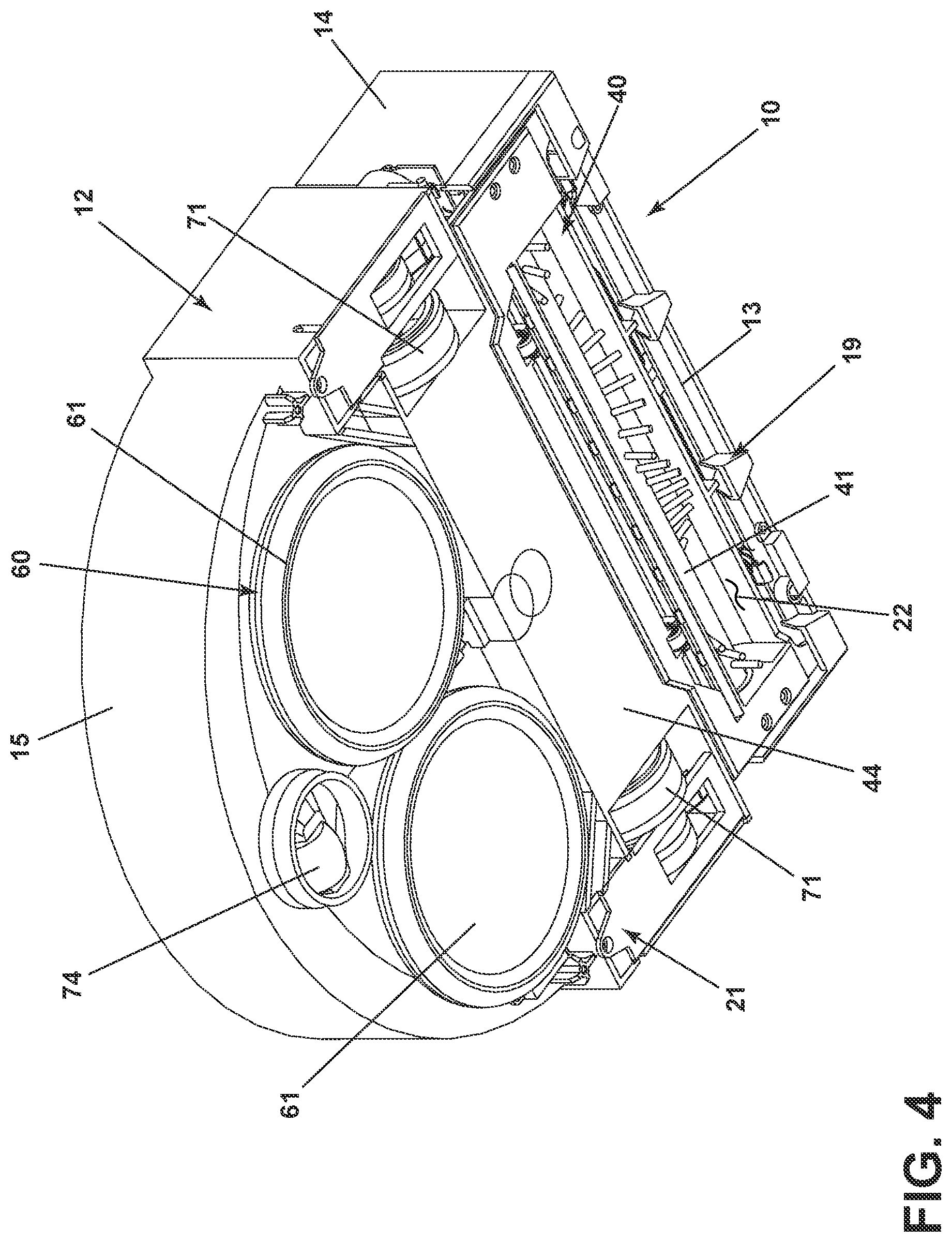 Patent US12310543 Figure 4 – Robotic cleaner with sweeper and rotating dusting pads