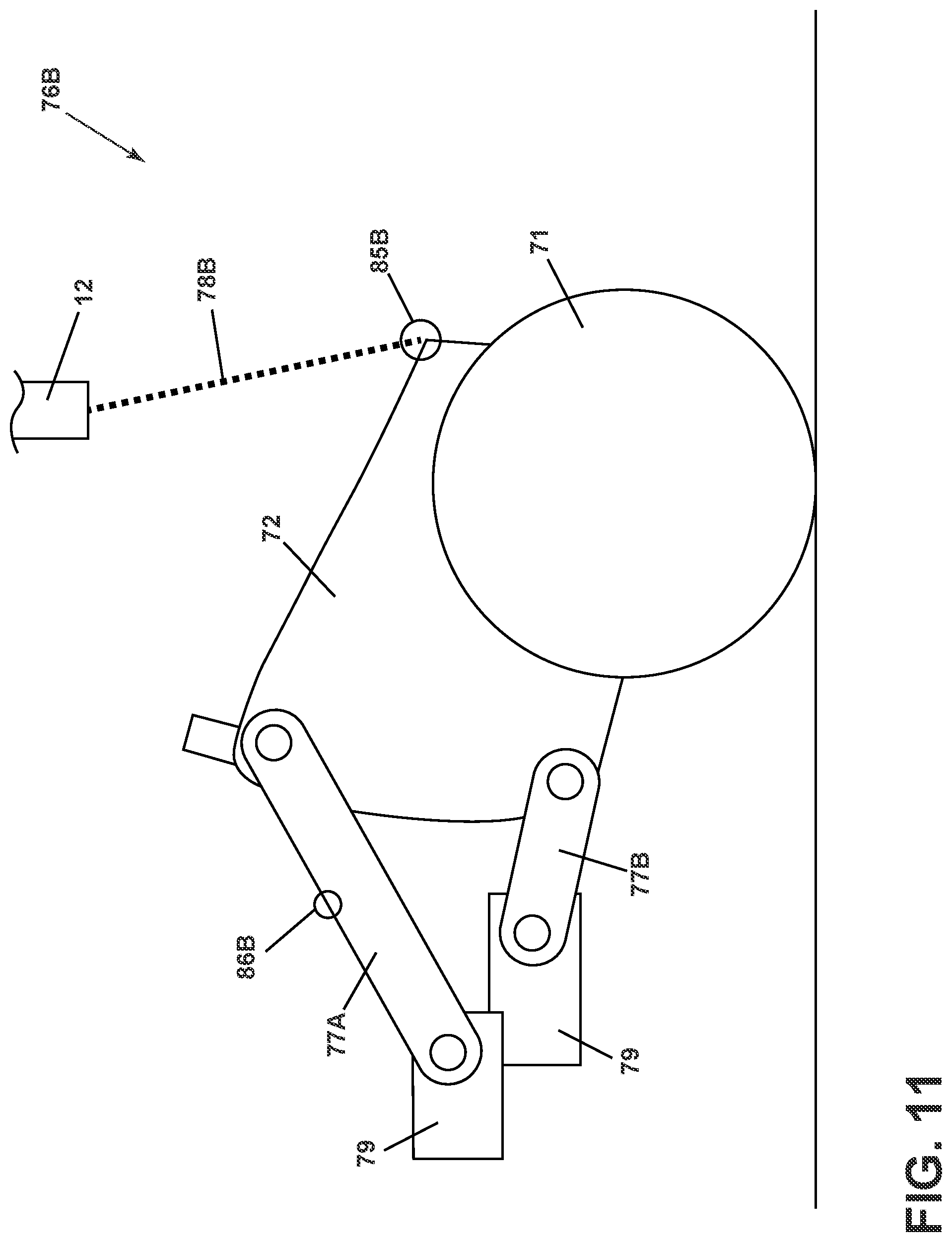 Patent US12310543 Figure 11 – Robotic cleaner with sweeper and rotating dusting pads