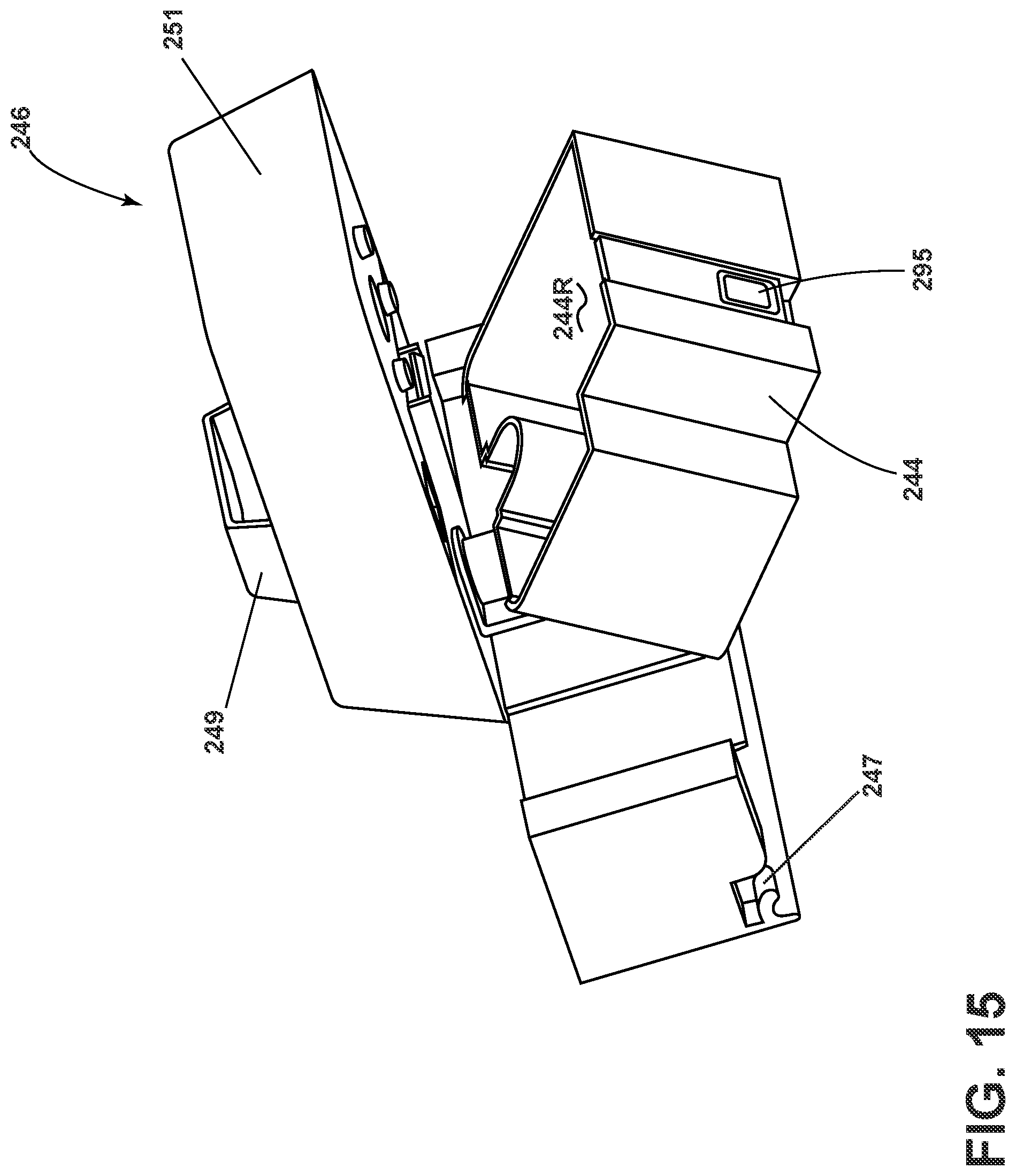Patent US12310543 Figure 15 – Robotic cleaner with sweeper and rotating dusting pads