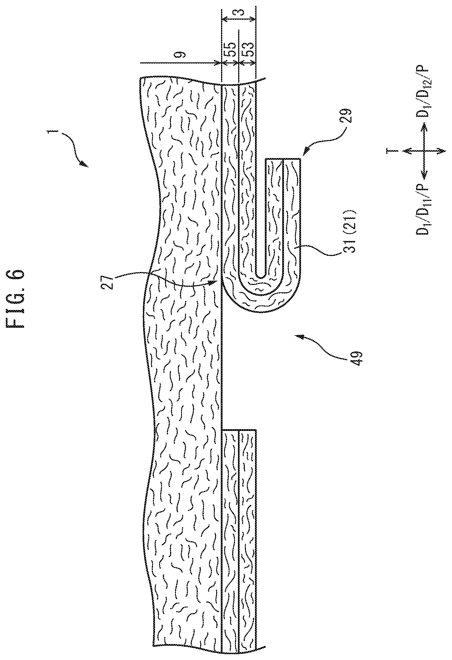 Patent US12310544 Figure 6 – Cleaning sheet and surface sheet for cleaning sheet