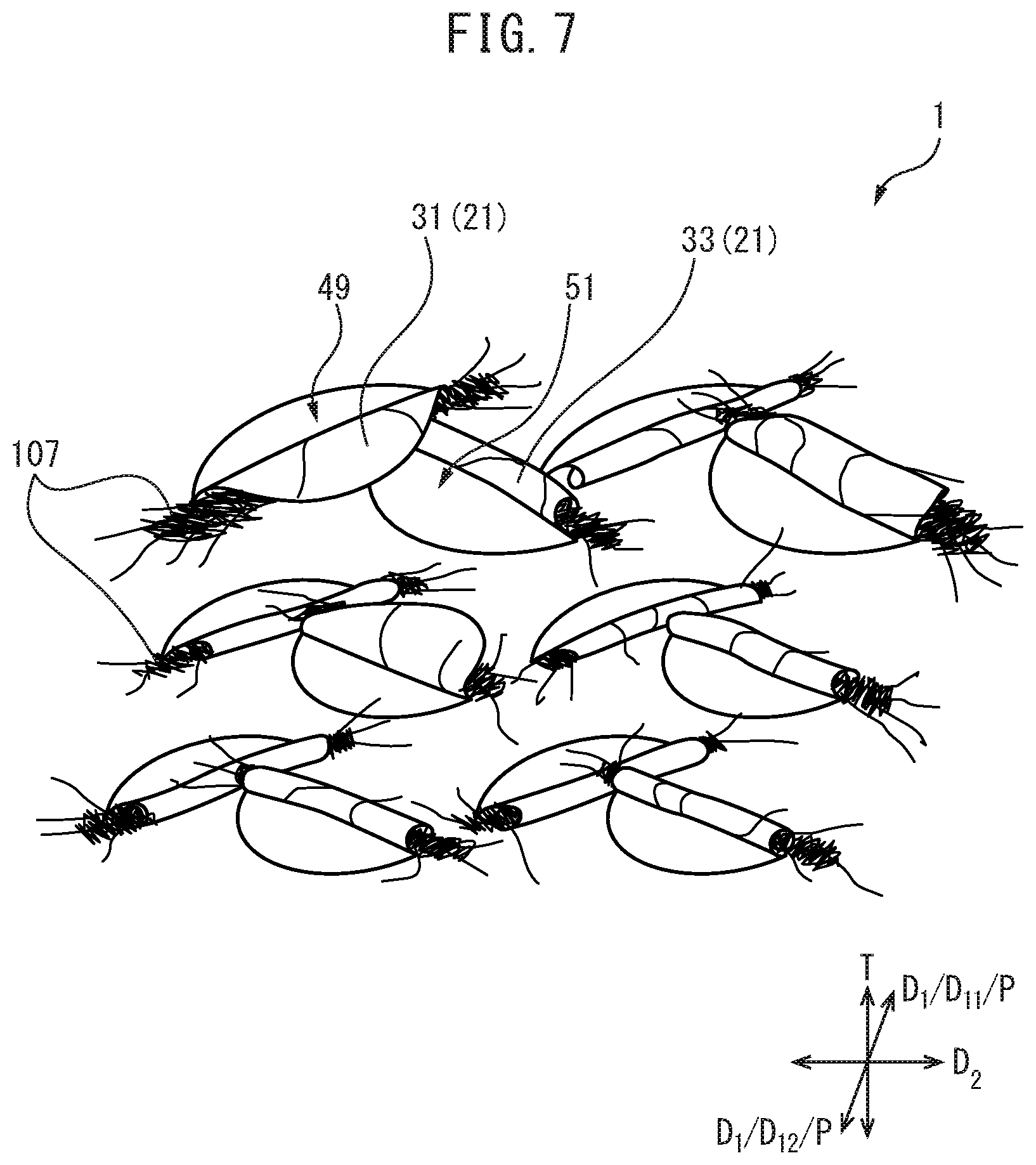 Patent US12310544 Figure 7 – Cleaning sheet and surface sheet for cleaning sheet