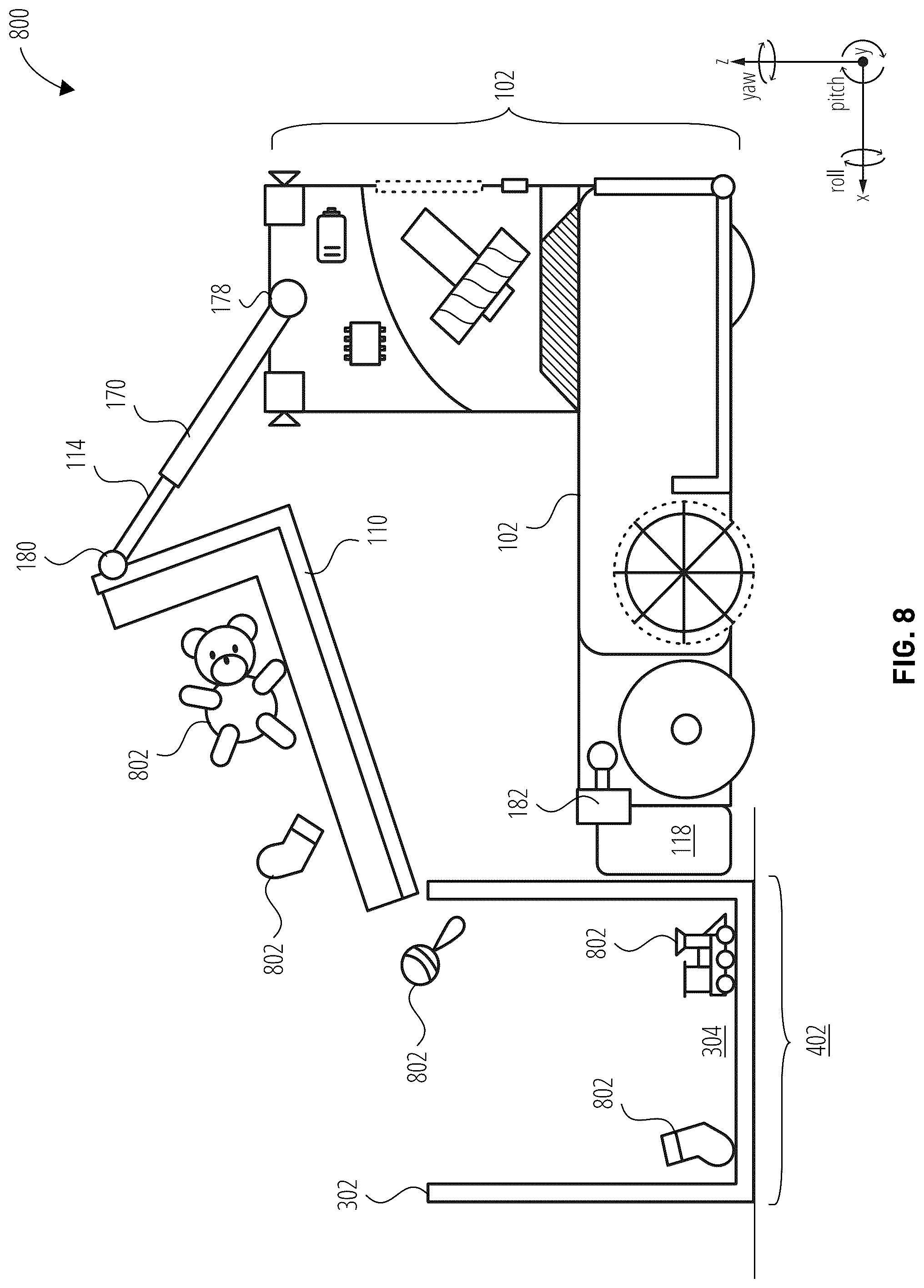 Patent US12310545 Figure 10 – General purpose tidying robot