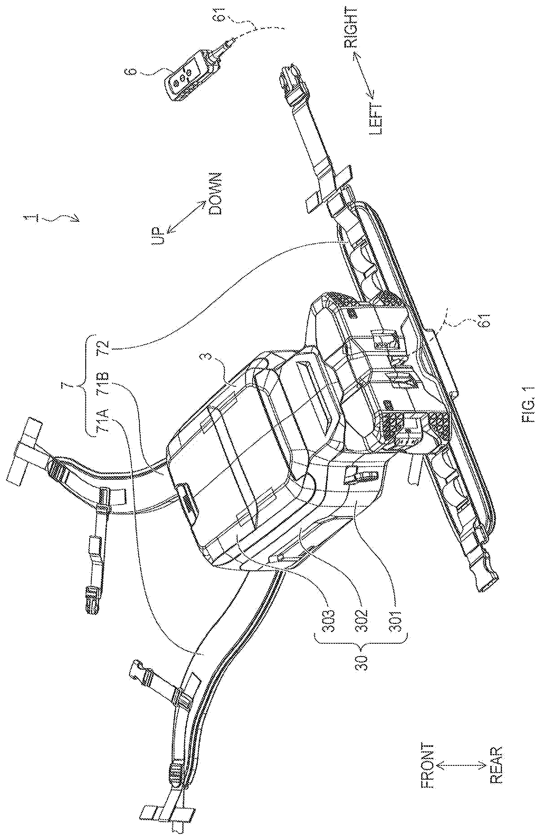 Patent US12310546 Figure 1 – Work machine