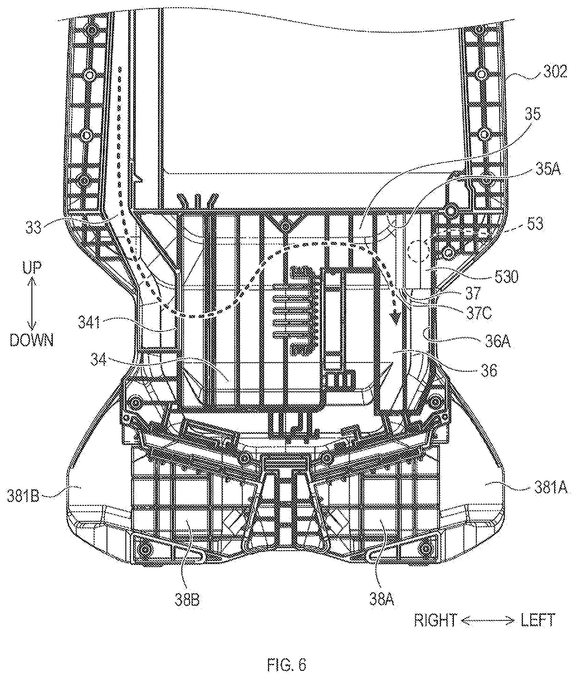 Patent US12310546 Figure 6 – Work machine