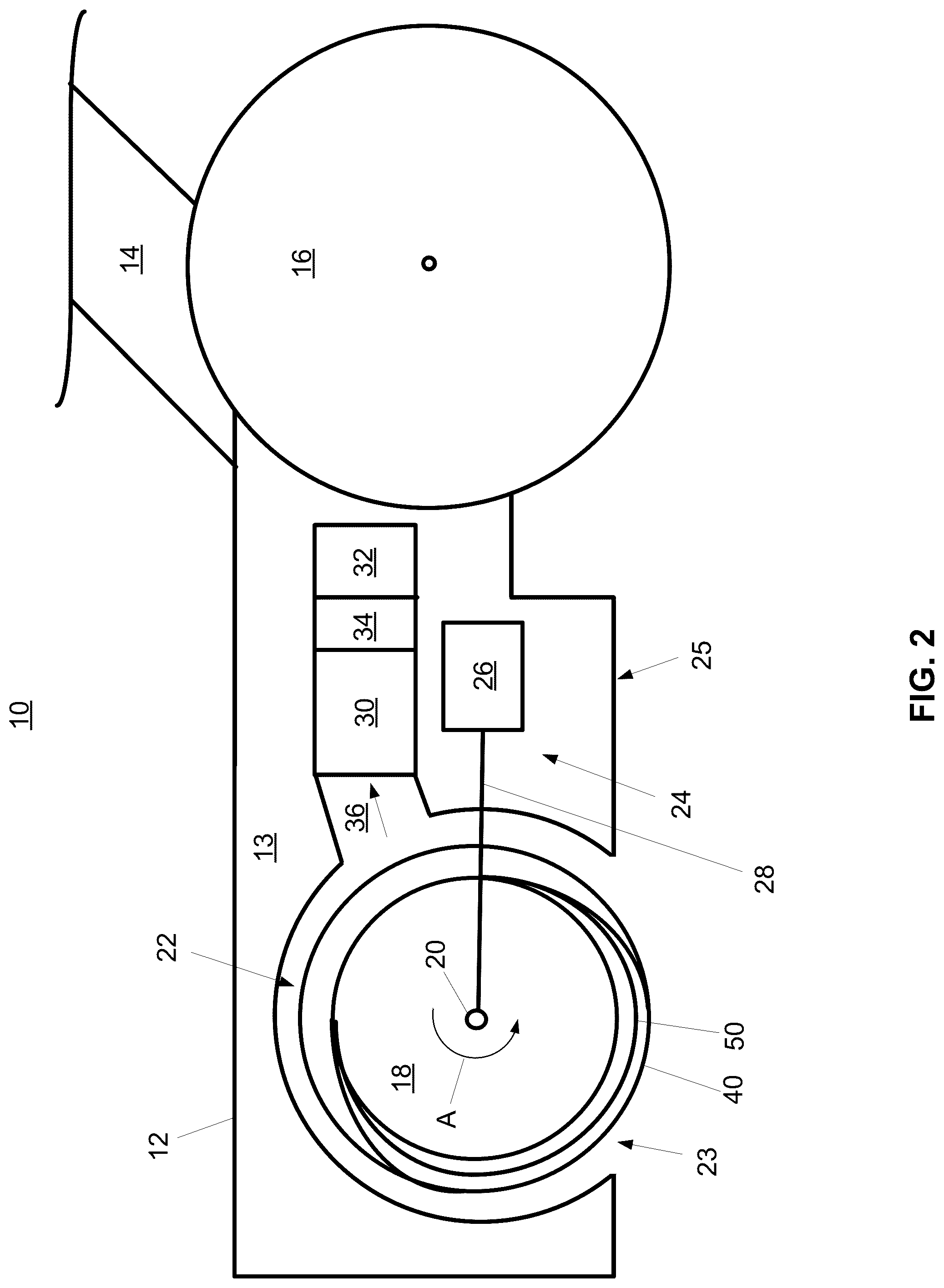 Patent US12310547 Figure 2 – Agitator with hair removal