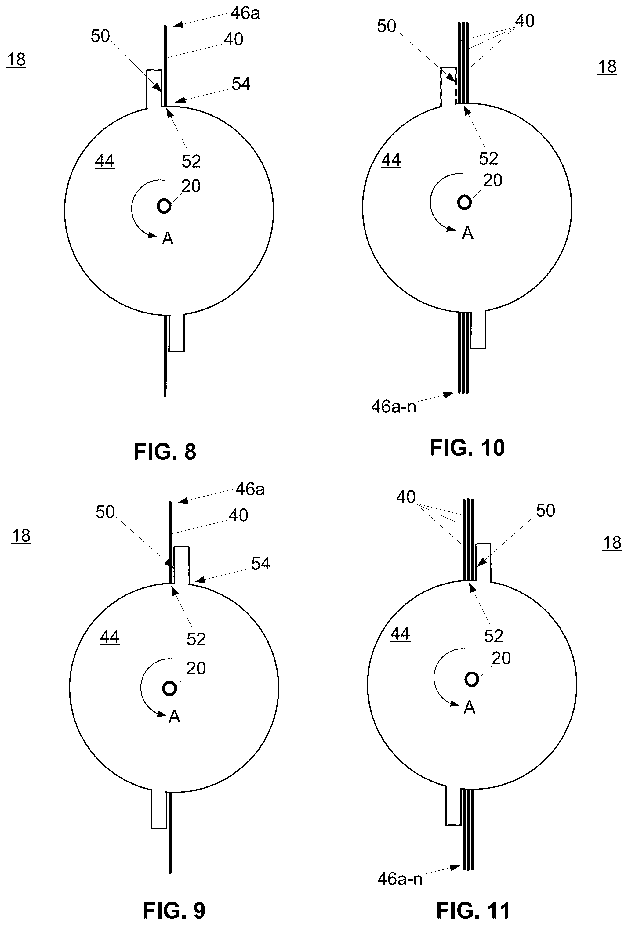 Patent US12310547 Figure 6 – Agitator with hair removal
