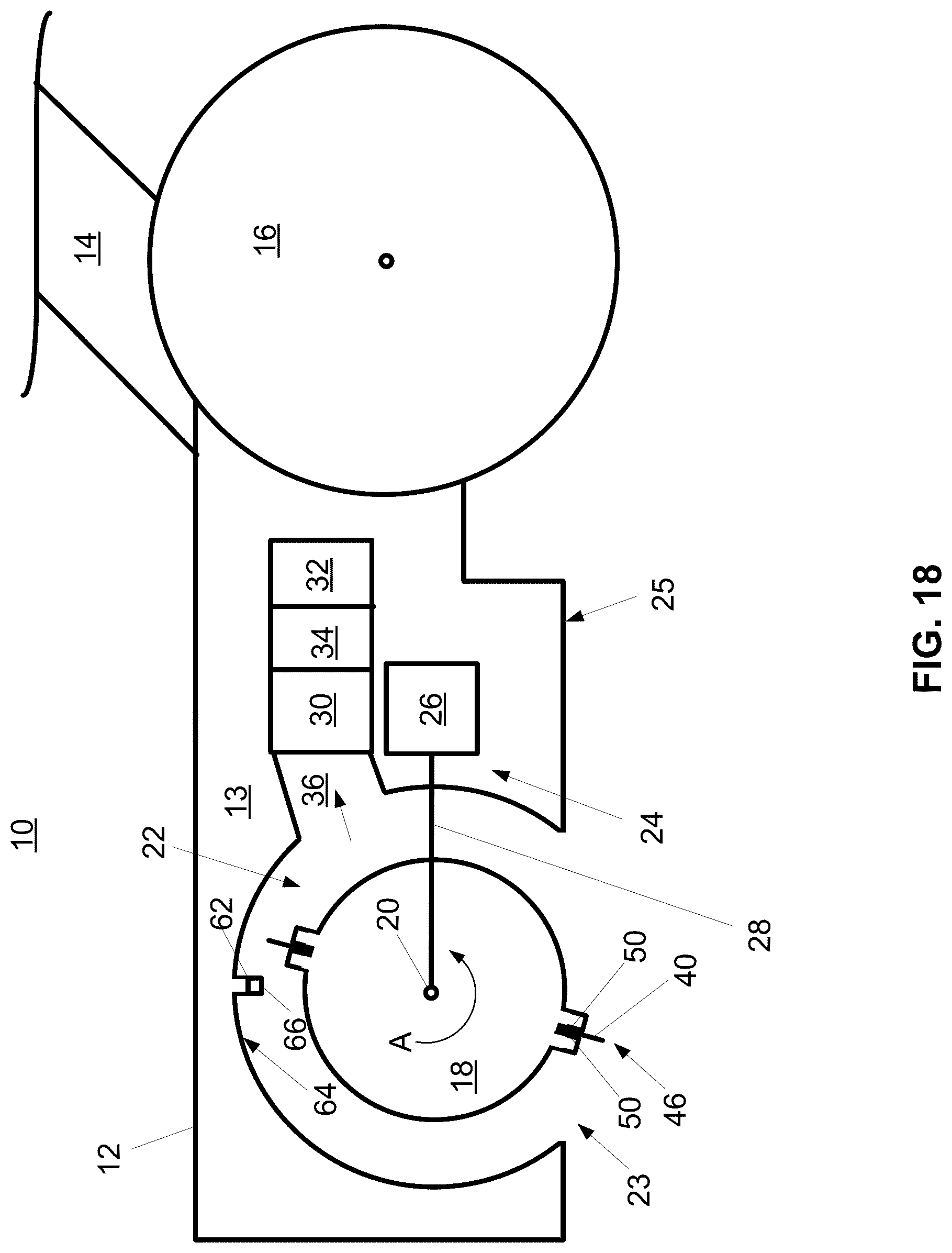 Patent US12310547 Figure 9 – Agitator with hair removal