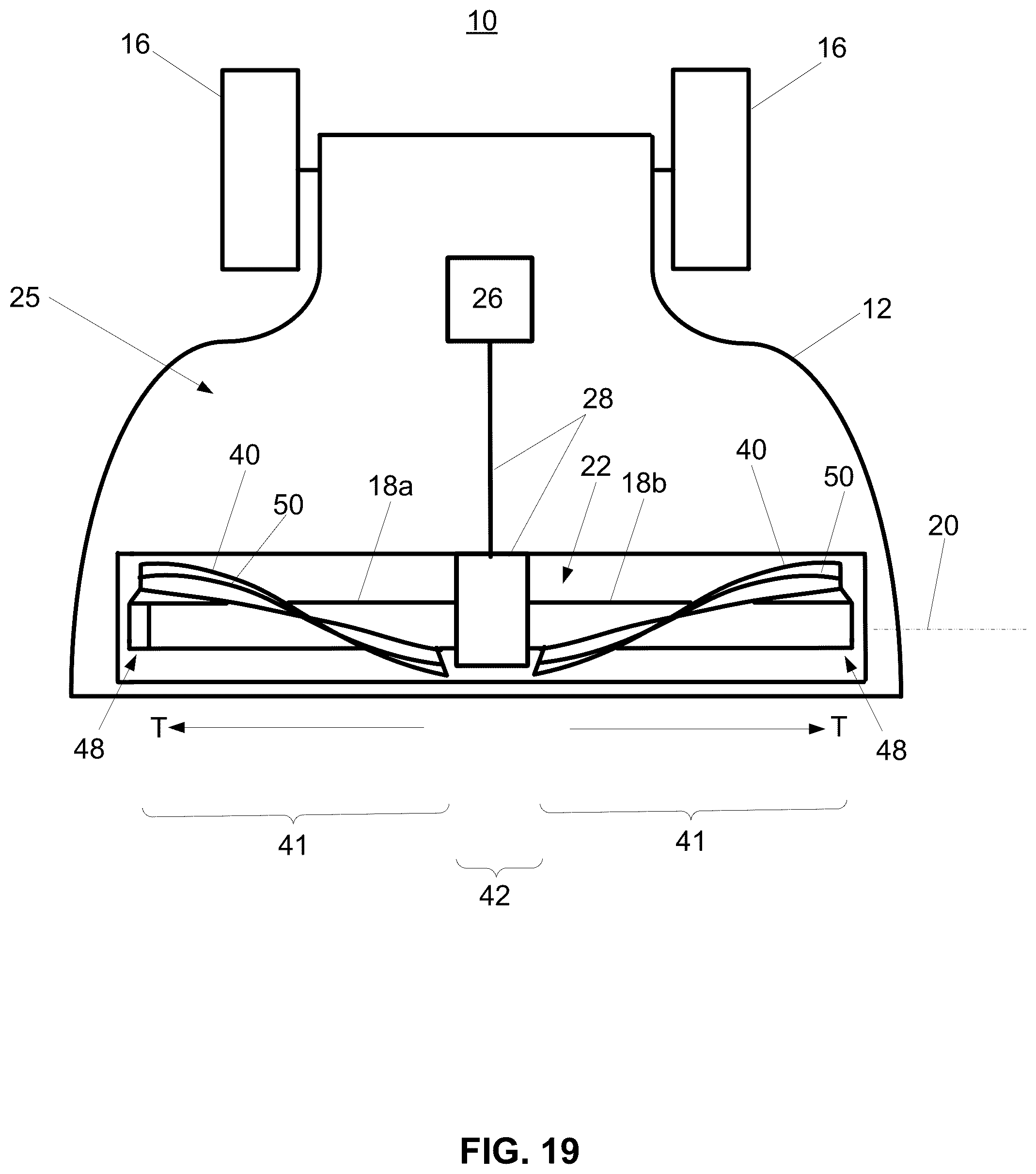 Patent US12310547 Figure 10 – Agitator with hair removal