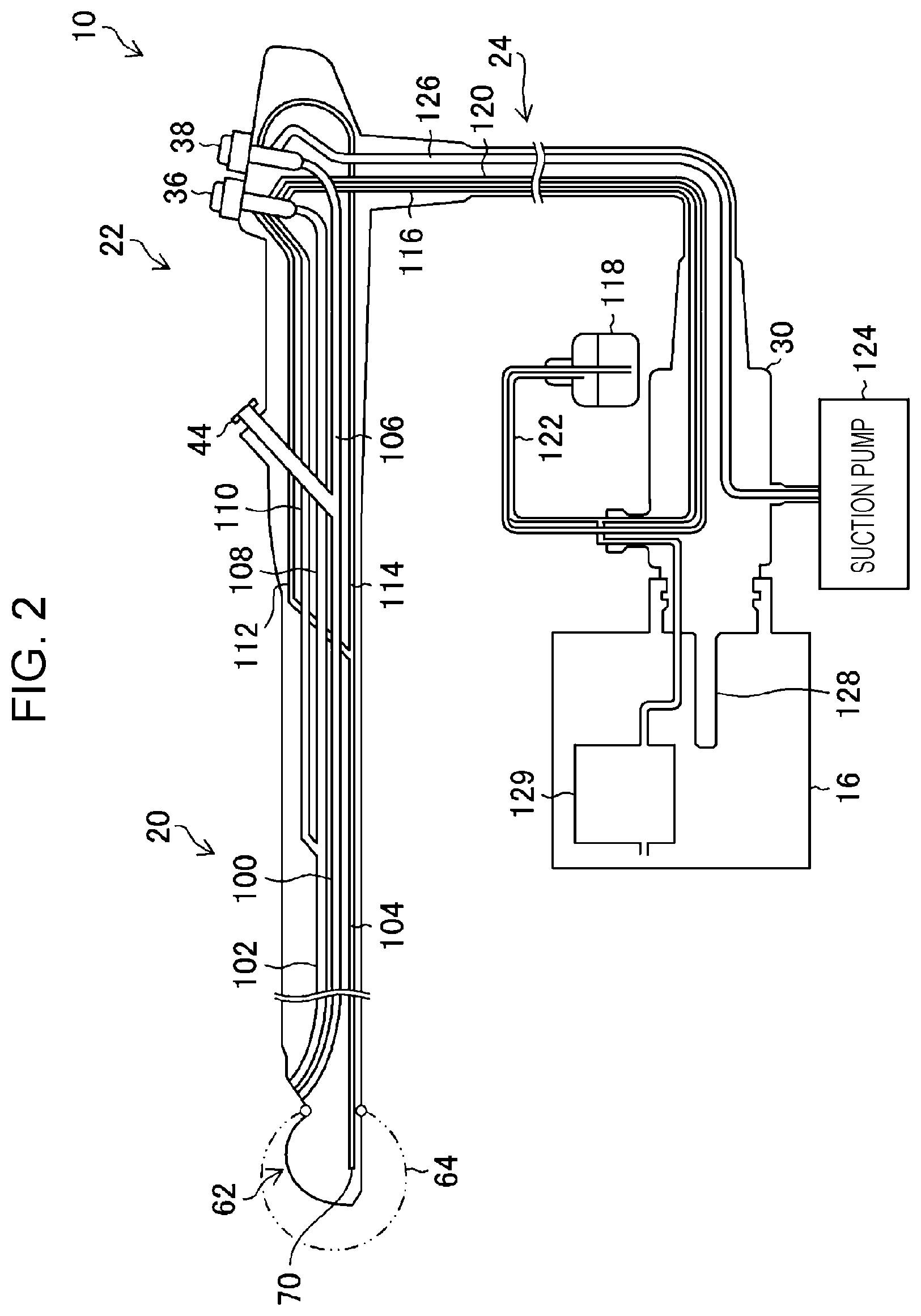 Patent US12310554 Figure 2 – Endoscope having elevator support member in distal end portion body for heat dissipation