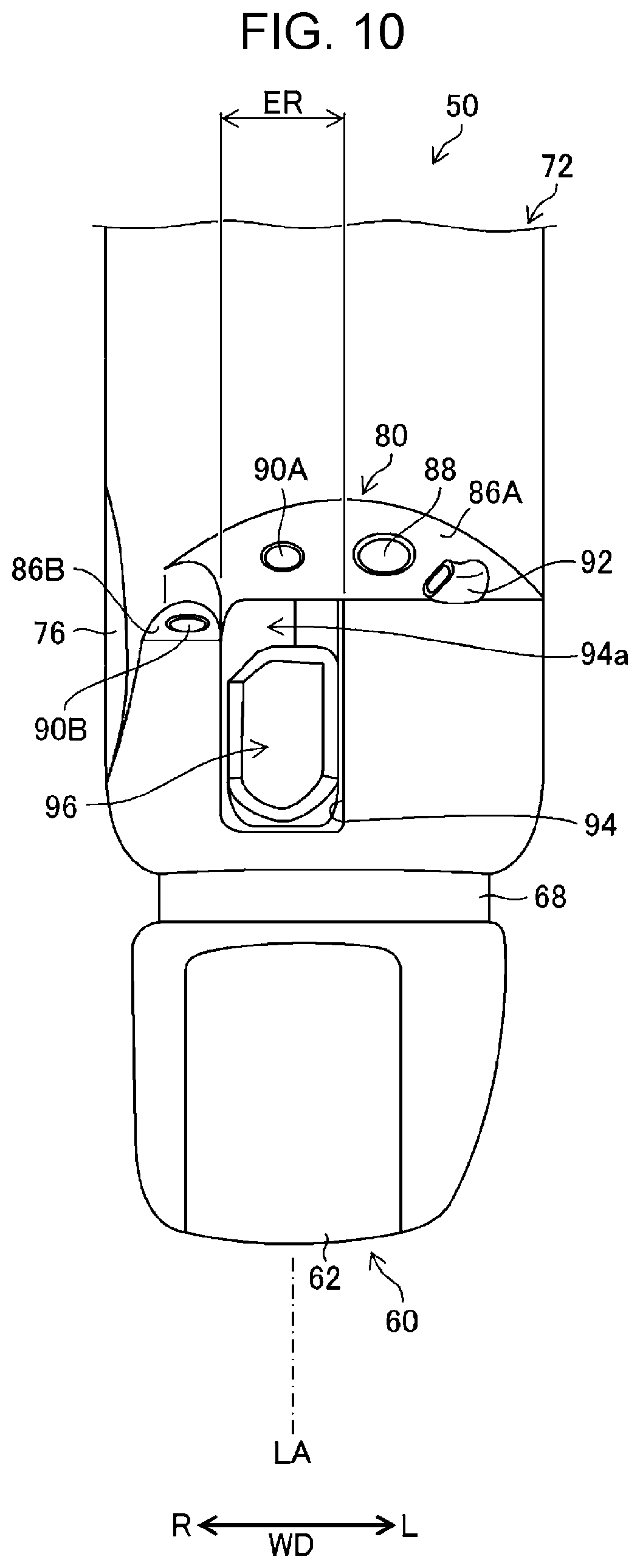 Patent US12310554 Figure 9 – Endoscope having elevator support member in distal end portion body for heat dissipation