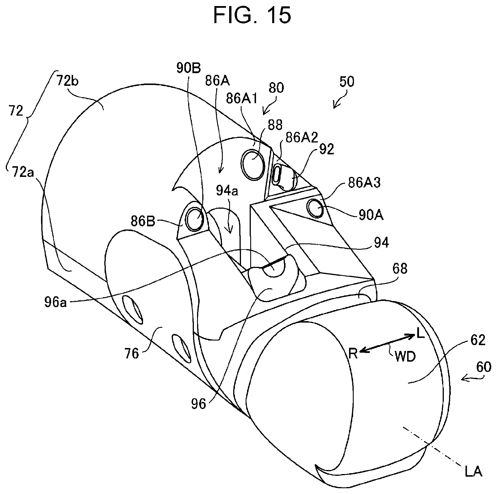 Patent US12310554 Figure 14 – Endoscope having elevator support member in distal end portion body for heat dissipation