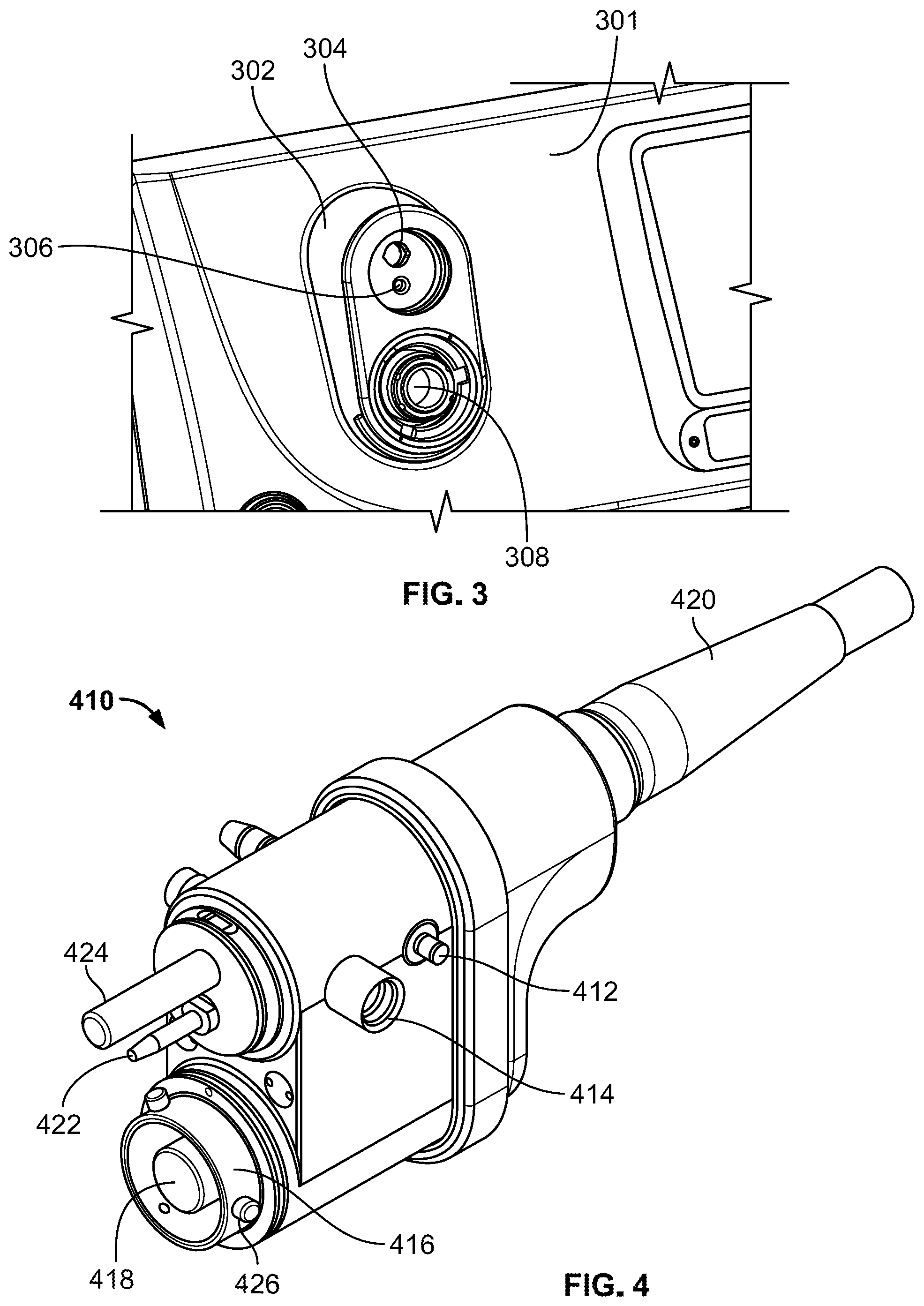 Patent US12310555 Figure 3 – Endoscope system with multiple connection interfaces to interface with different video data signal sources