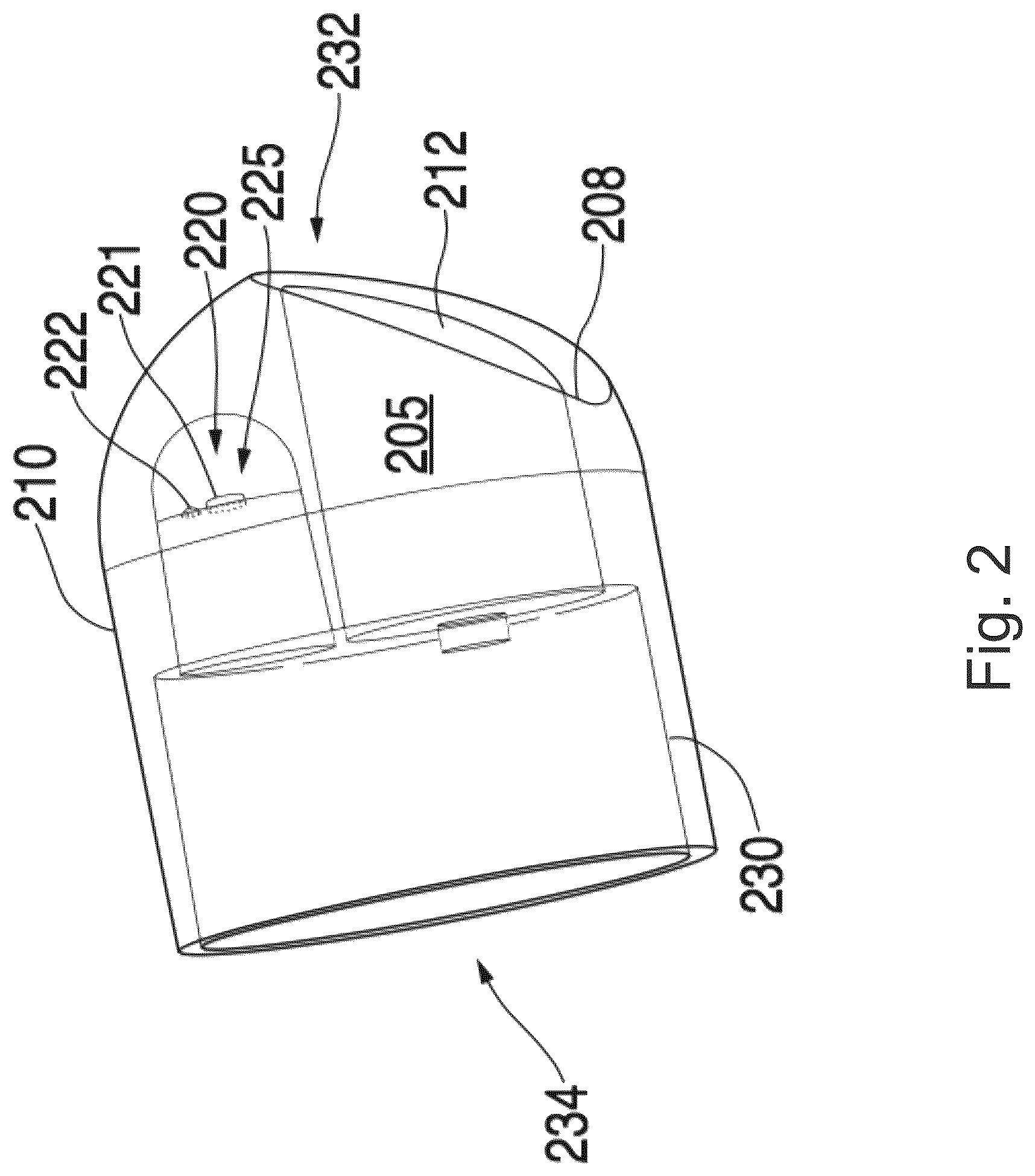 Patent US12310559 Figure 2 – Instrument port with integrated imaging system