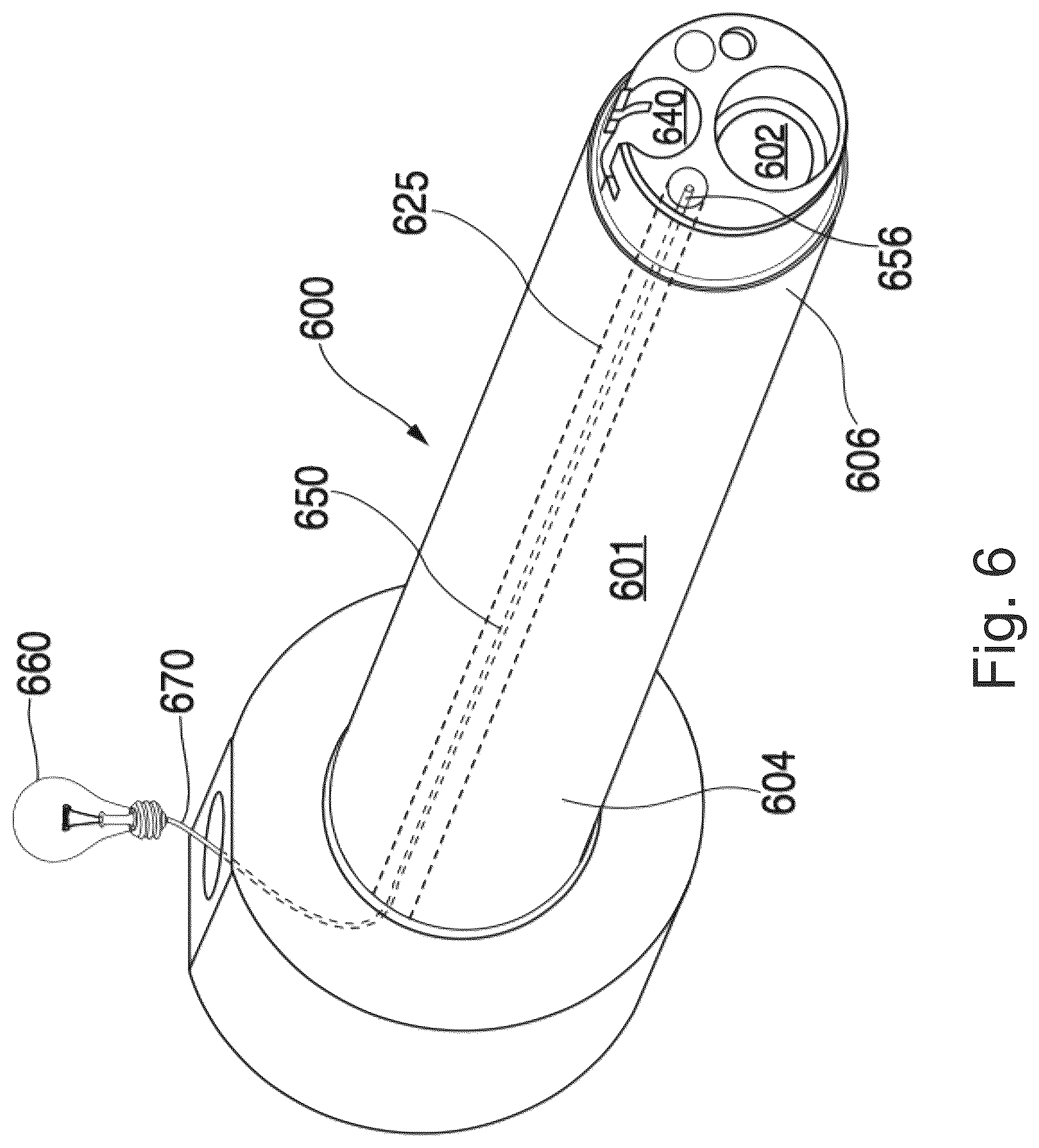 Patent US12310559 Figure 7 – Instrument port with integrated imaging system