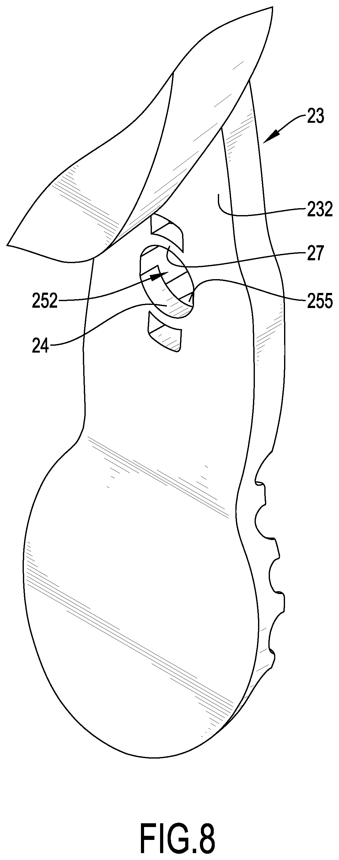 Patent US12310565 Figure 8 – Vaginal speculum