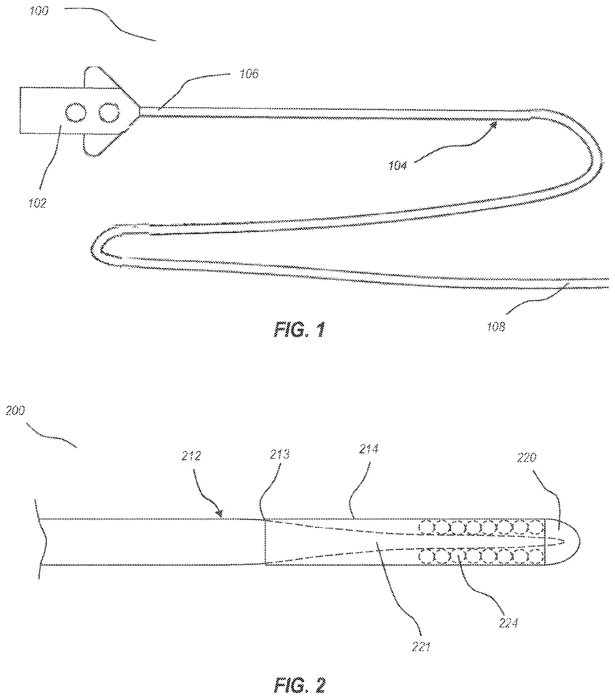 Patent US12310567 Figure 1 – Micro-fabricated medical device having a non-helical cut arrangement