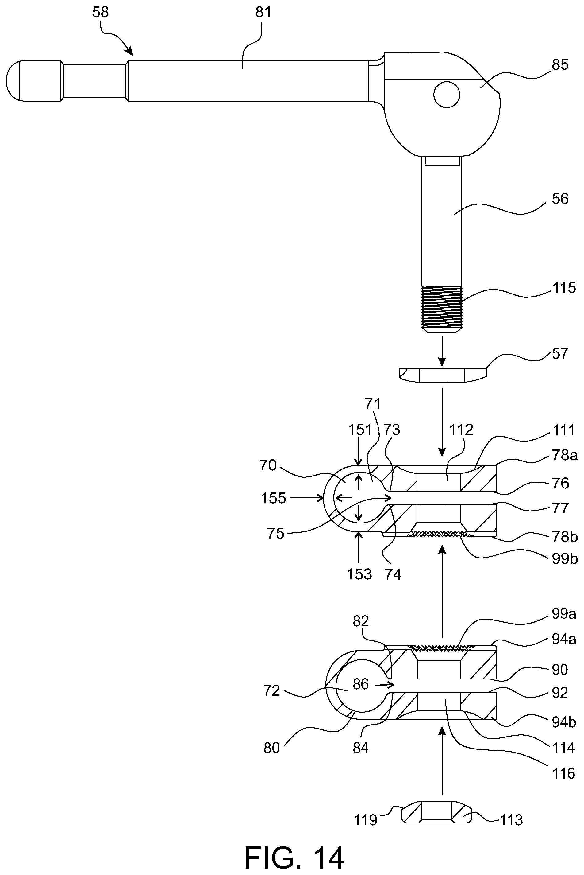 Patent US12310569 Figure 8 – Surgical retractor having clamping mechanism