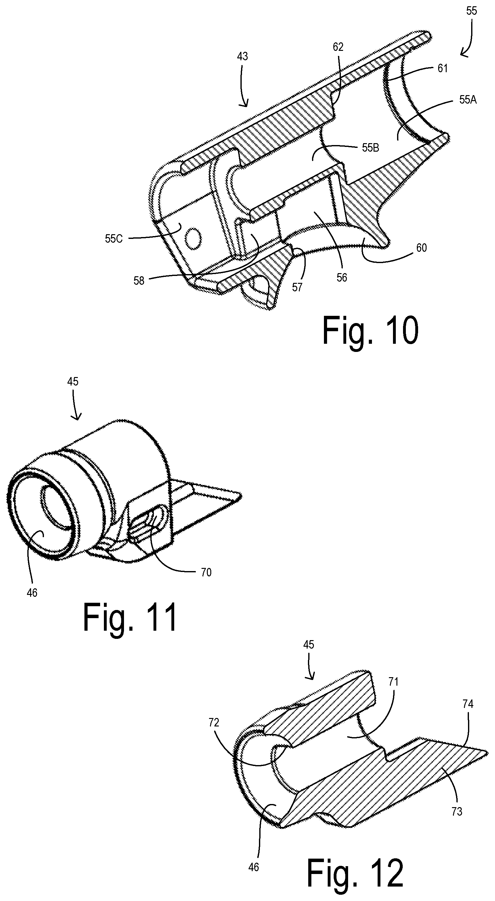 Patent US12310570 Figure 5 – Articulating stabilizer arm with disposable and reusable subassemblies